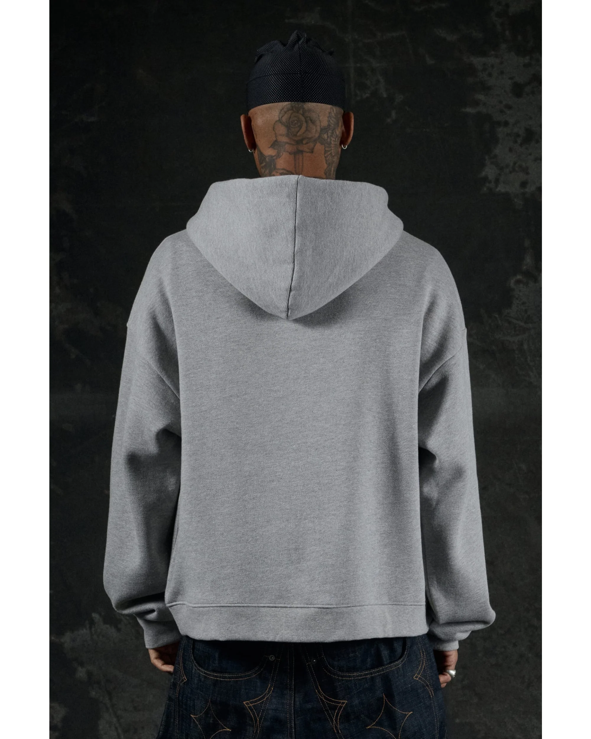 Bellwoods Supply Zip Hoodie - Heather Grey - Image 3