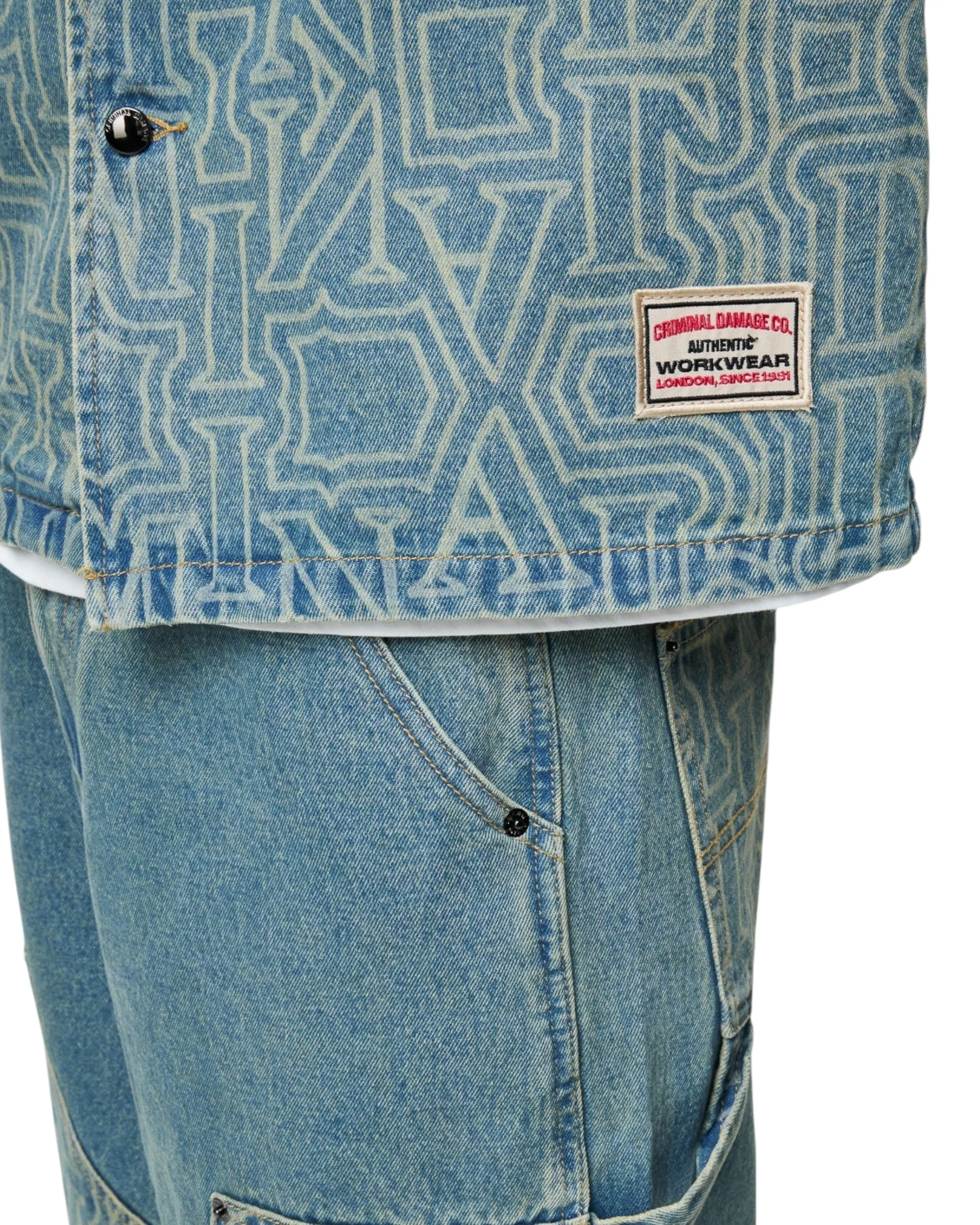 BERKELEY MONOGRAM DENIM  SHIRT - Image 9