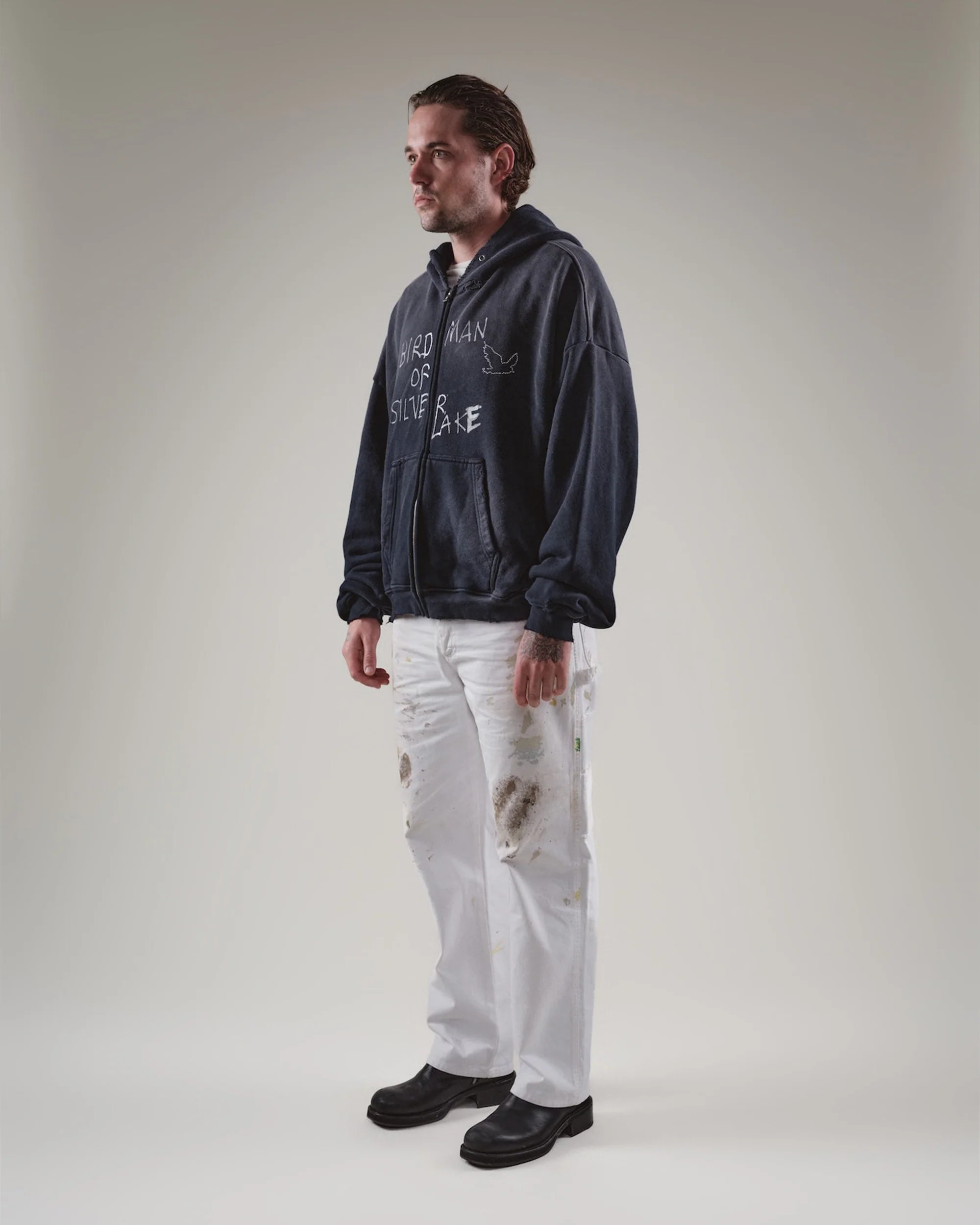 BIRDMAN OF SILVER LAKE ZIP HOODED SWEATSHIRT - Image 2