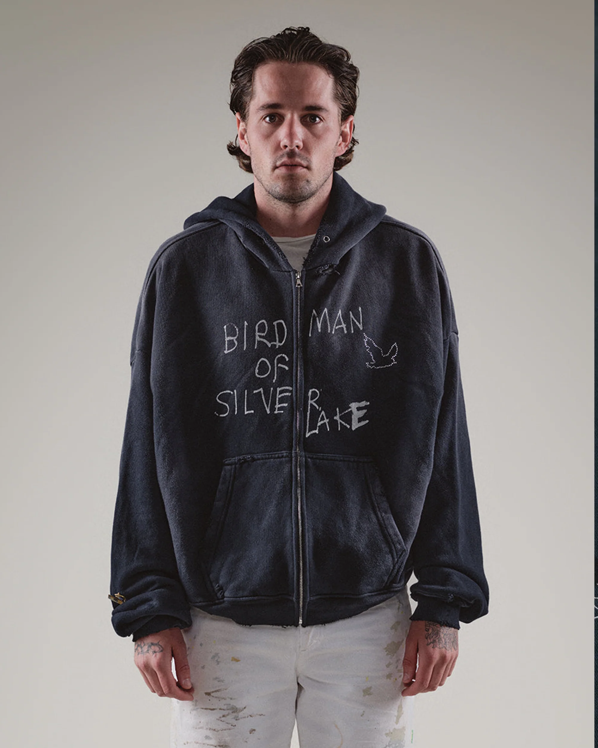 BIRDMAN OF SILVER LAKE ZIP HOODED SWEATSHIRT - Image 8