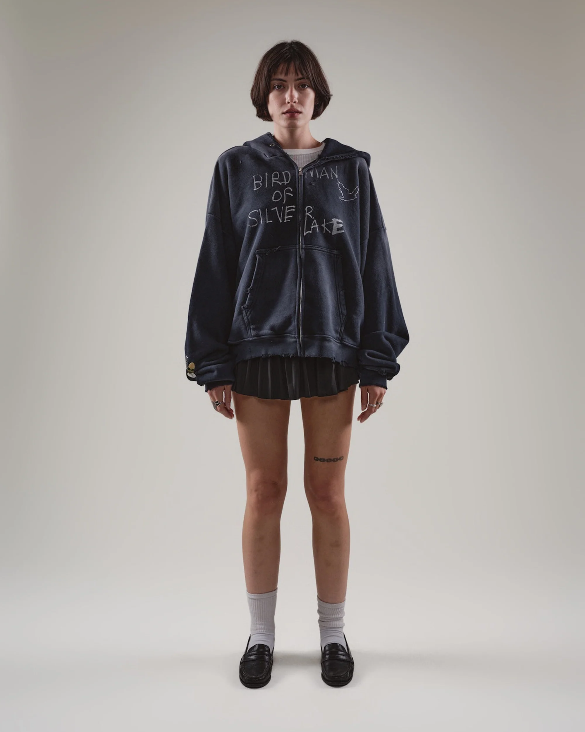 BIRDMAN OF SILVER LAKE ZIP HOODED SWEATSHIRT - Image 9