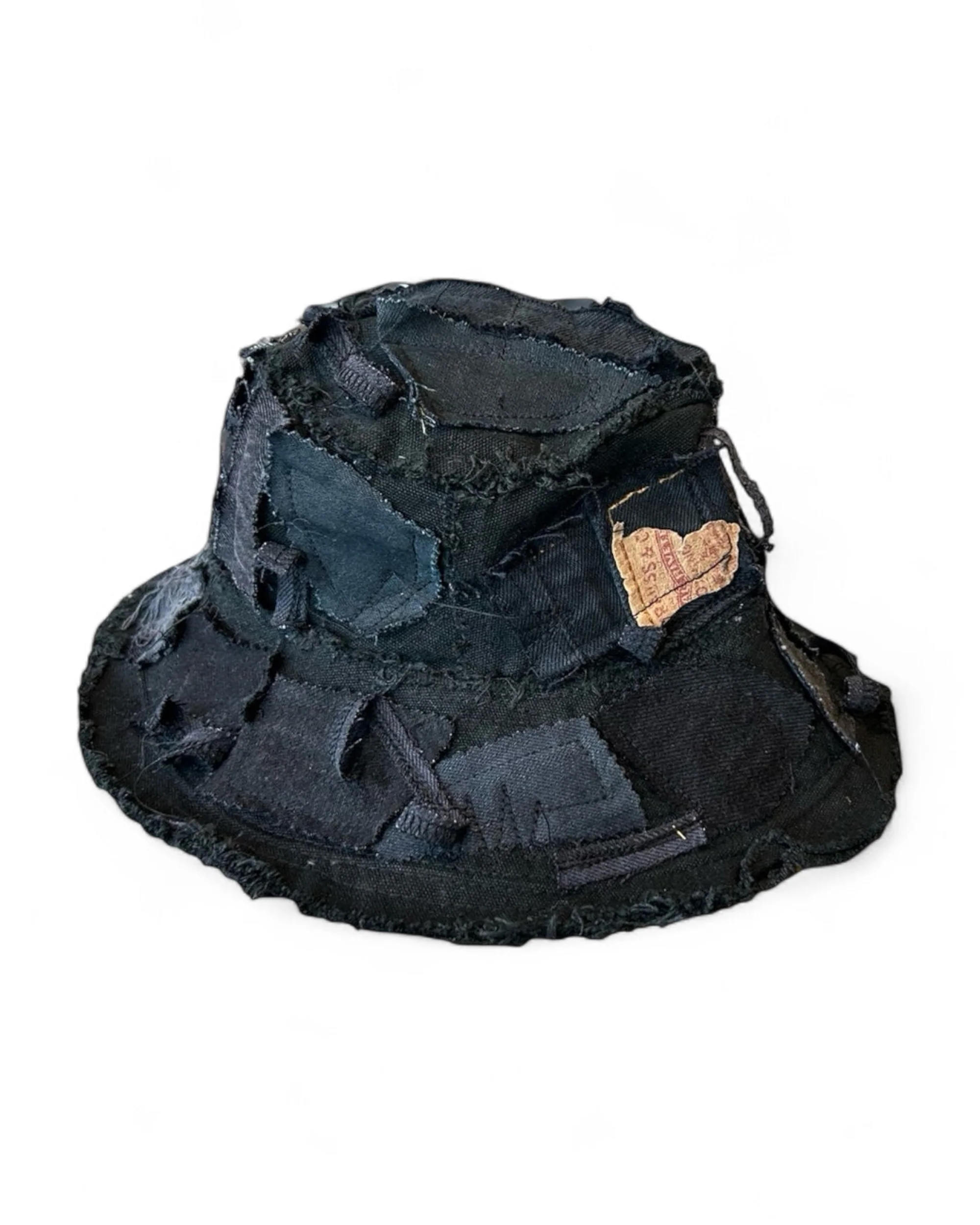 Black Denim Detail Bucket Hat // Random Selection - Image 3