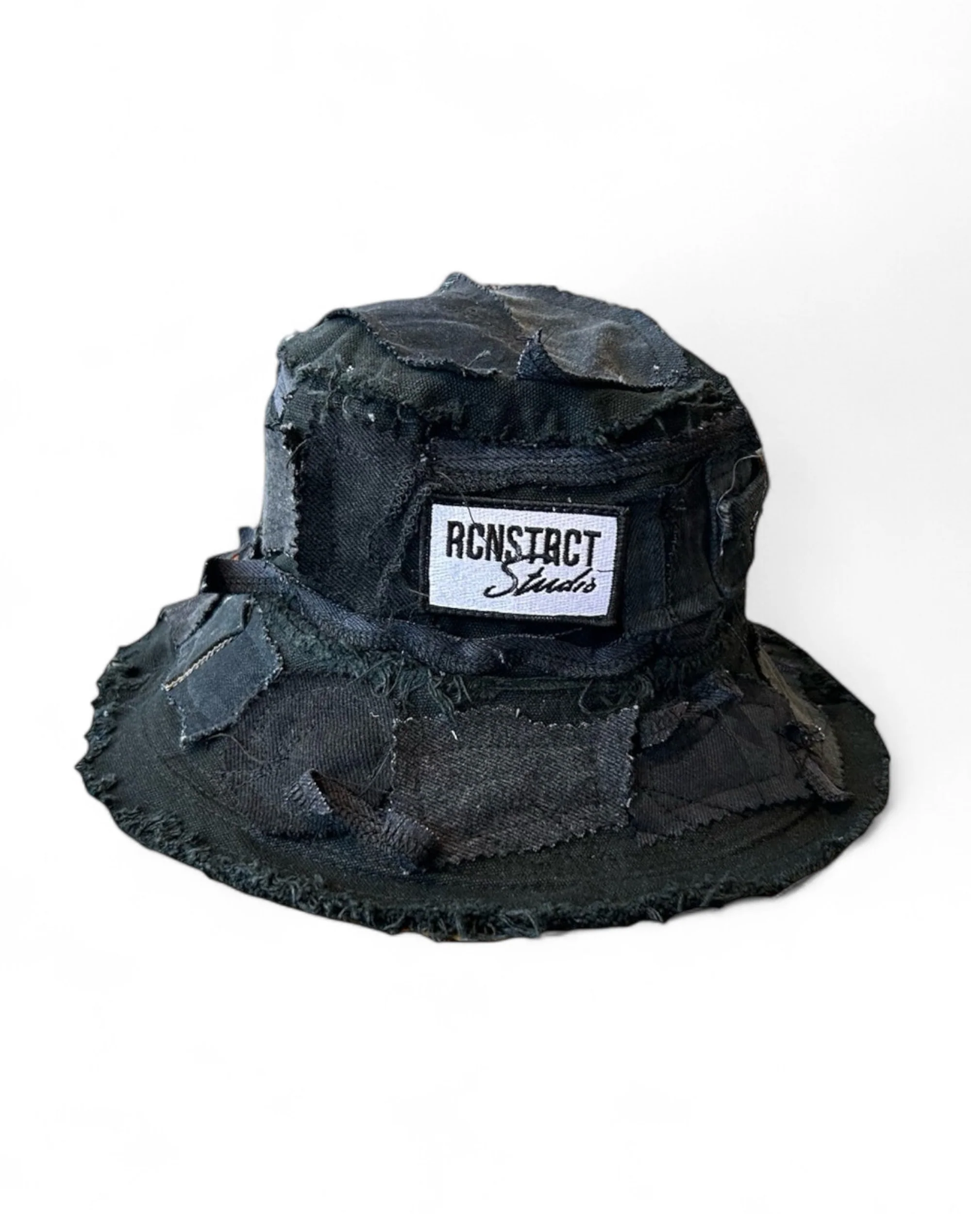 Black Denim Detail Bucket Hat // Random Selection - Image 4