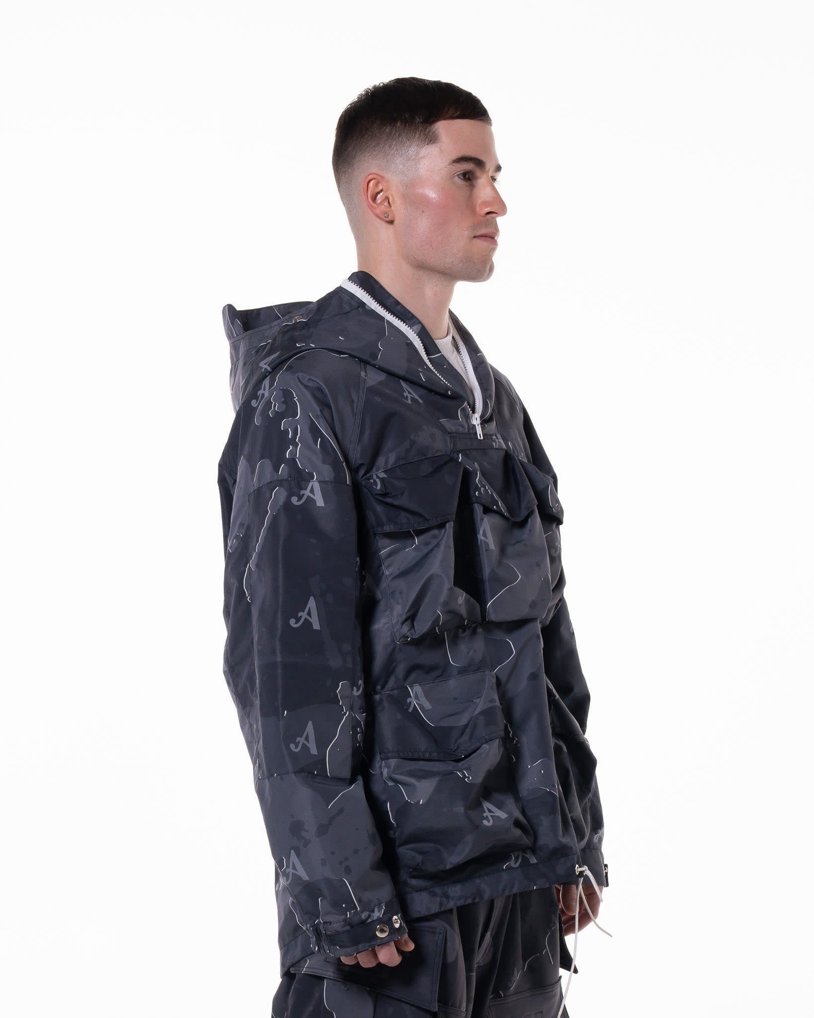 BLACK “MAKASI” CAMO JACKET - Image 3