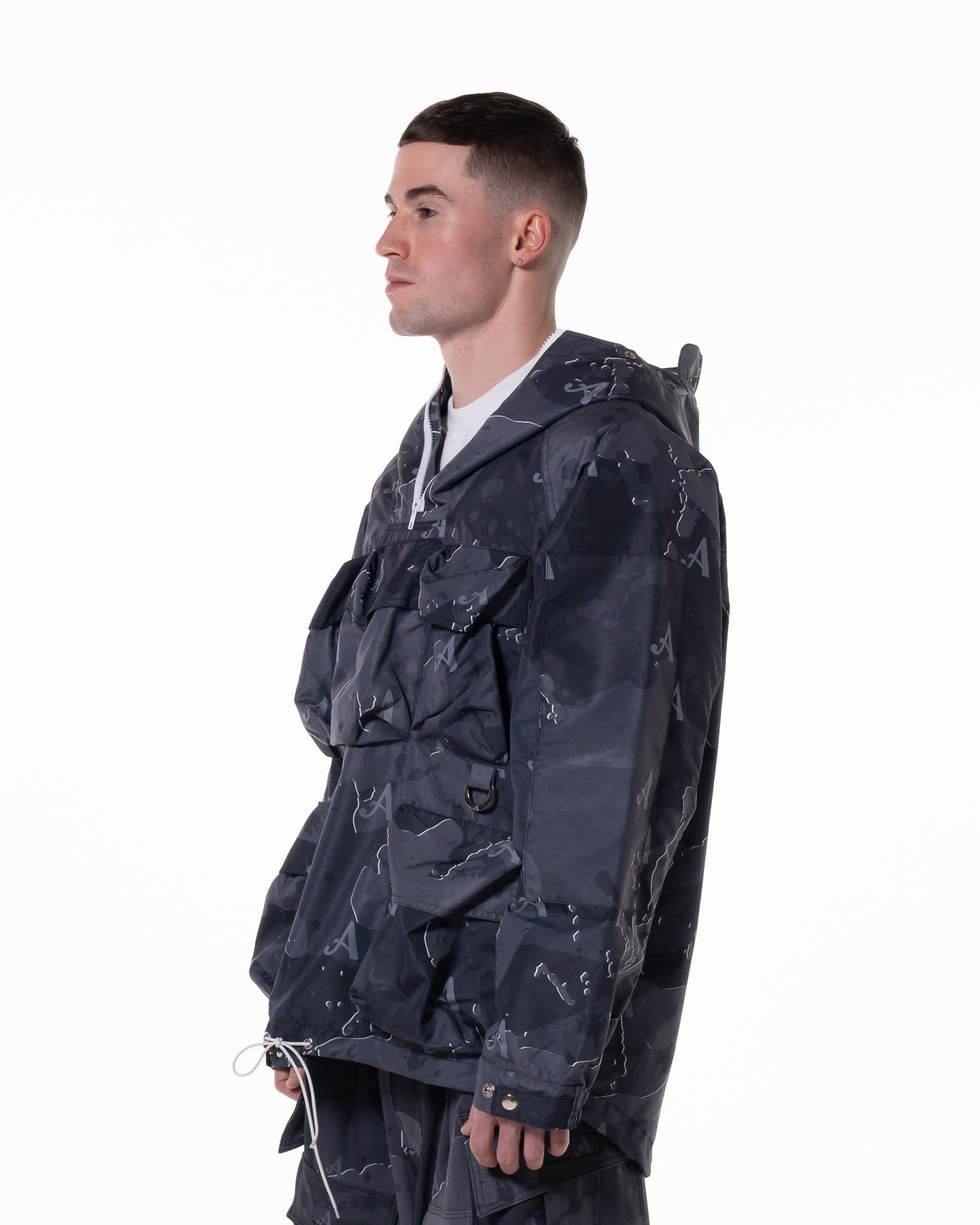 BLACK “MAKASI” CAMO JACKET - Image 4