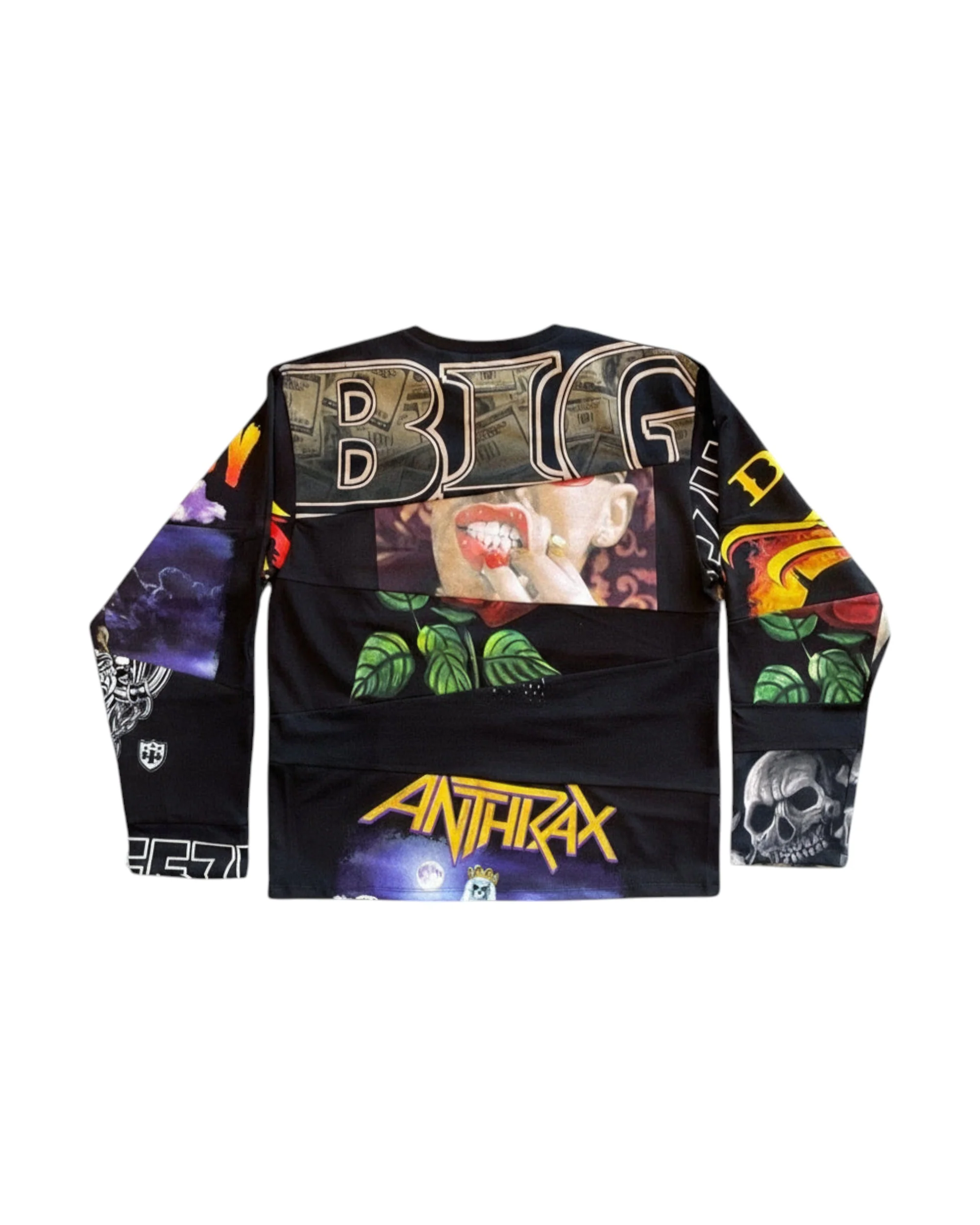 Black Mix Panel Long Sleeve/*Random Selection - Image 4