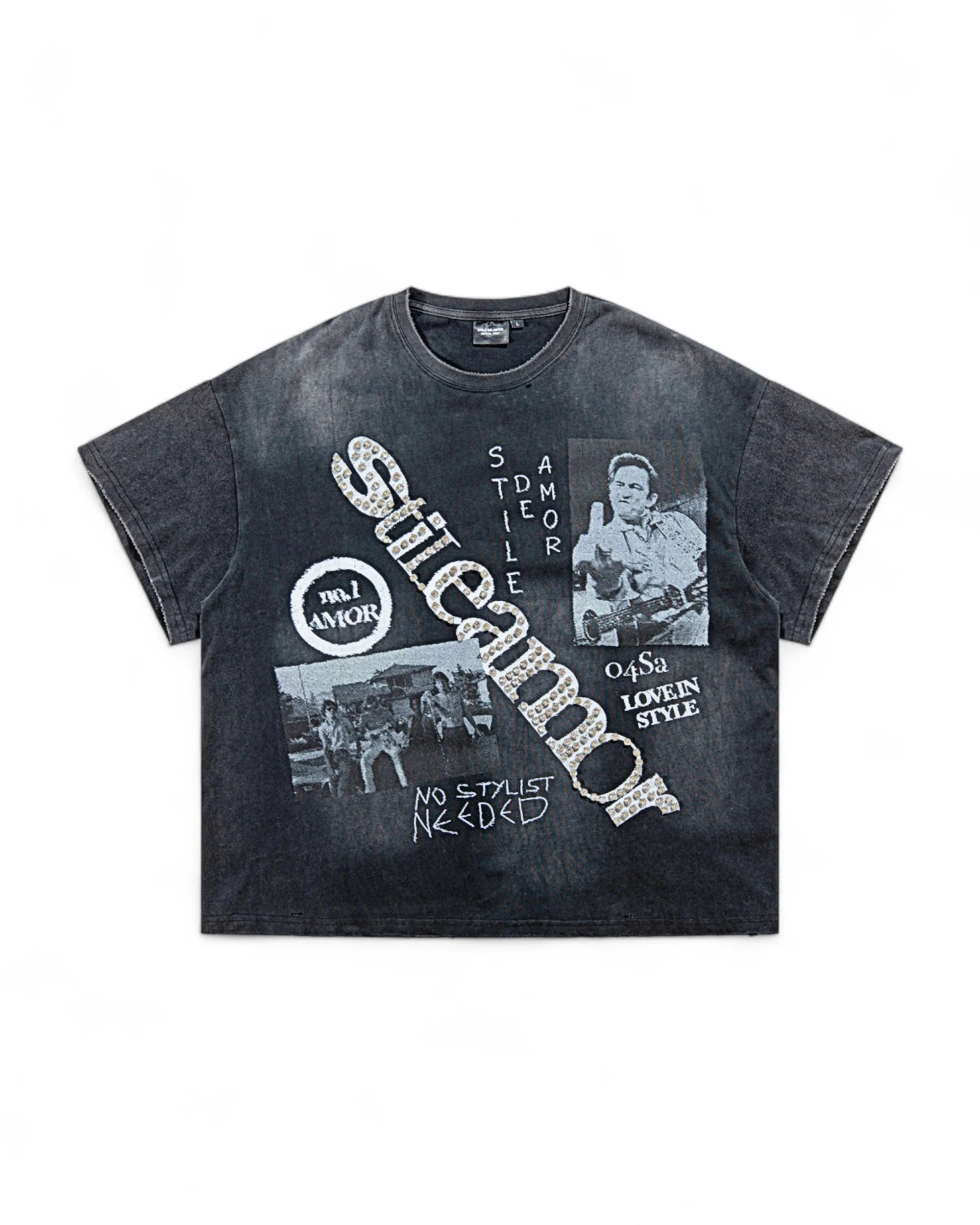 BLACK NO STYLIST TEE