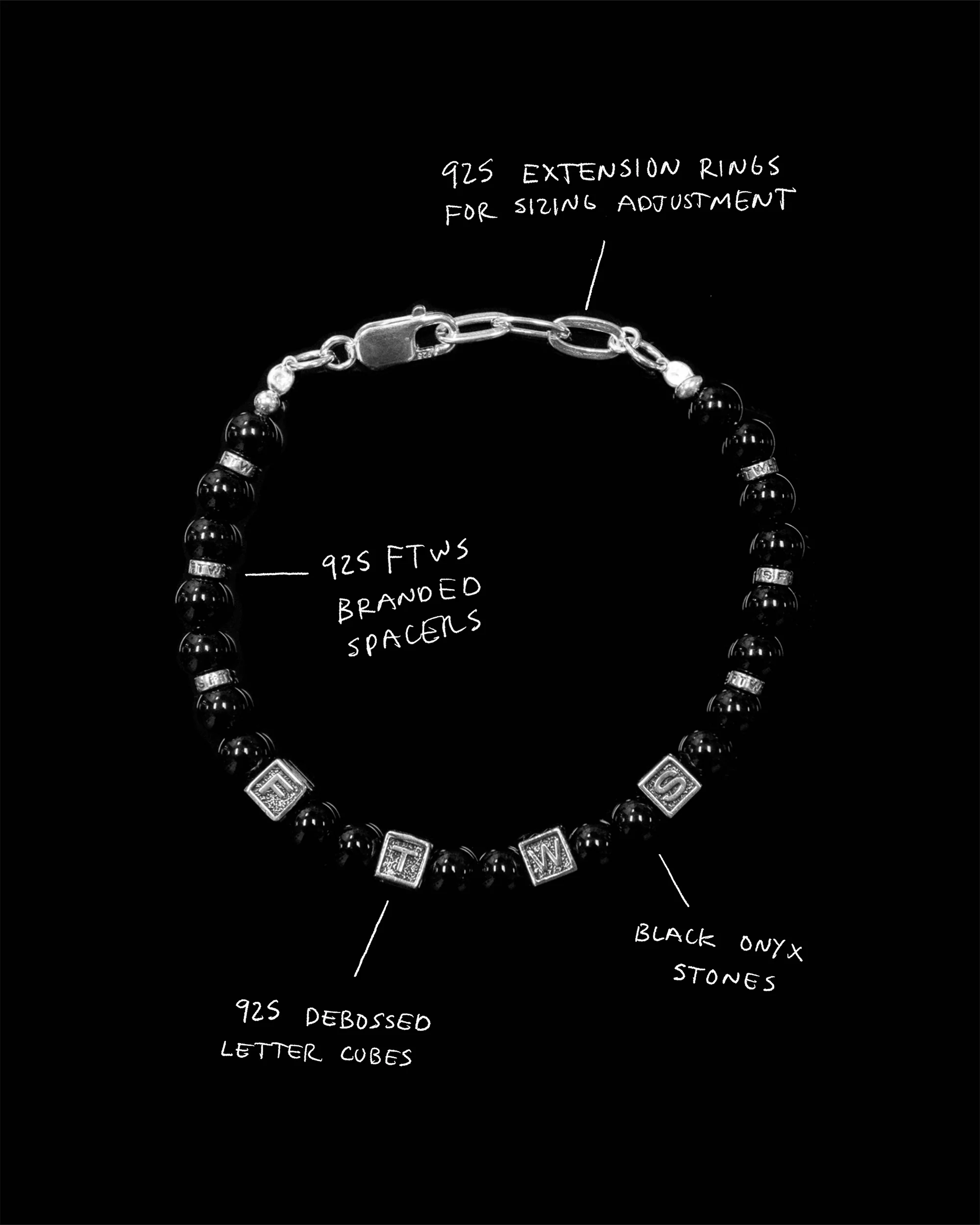 BLACK ONYX BRACELET - Image 4