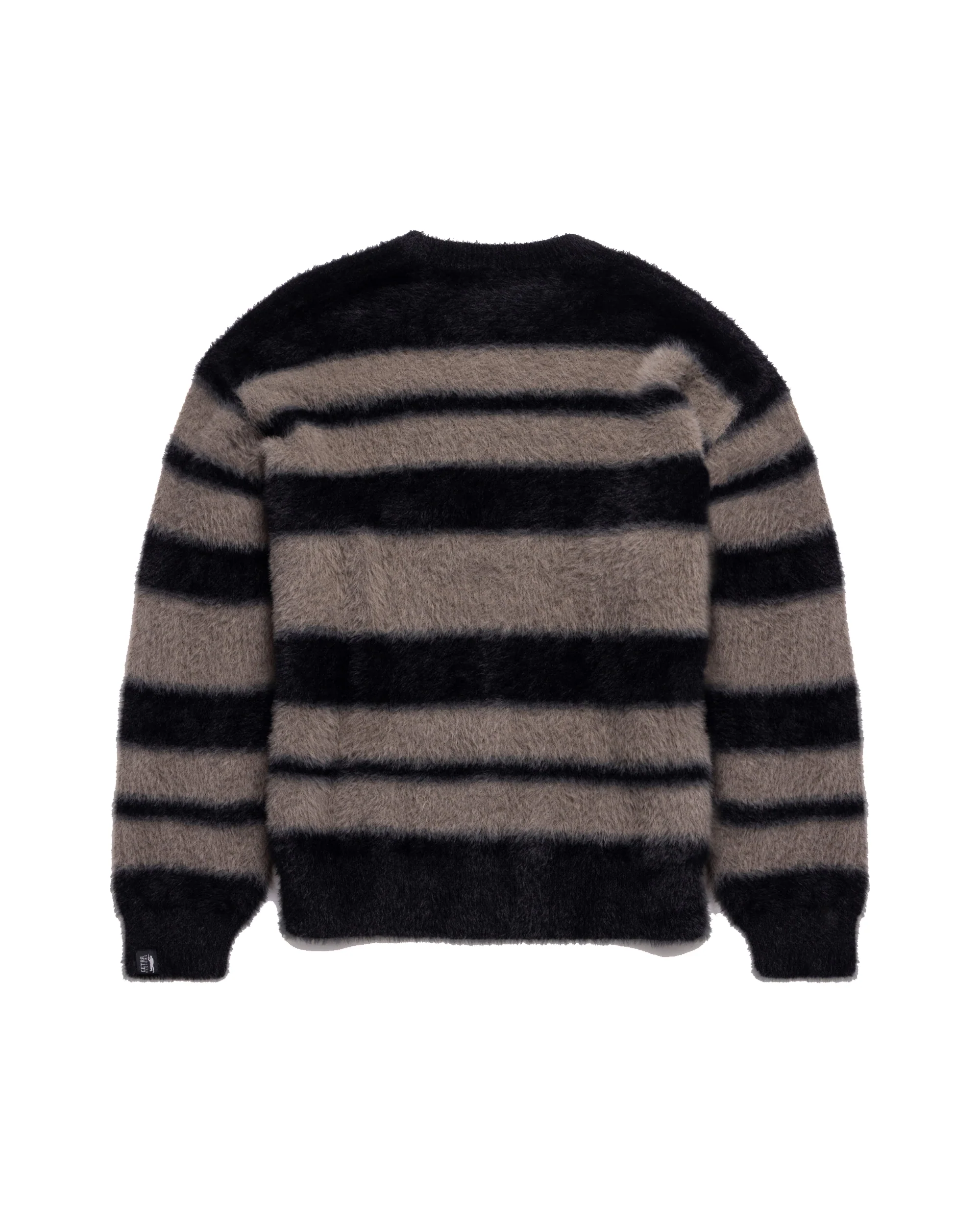 BLACK STRIPE KNITTED SWEATER - Image 2