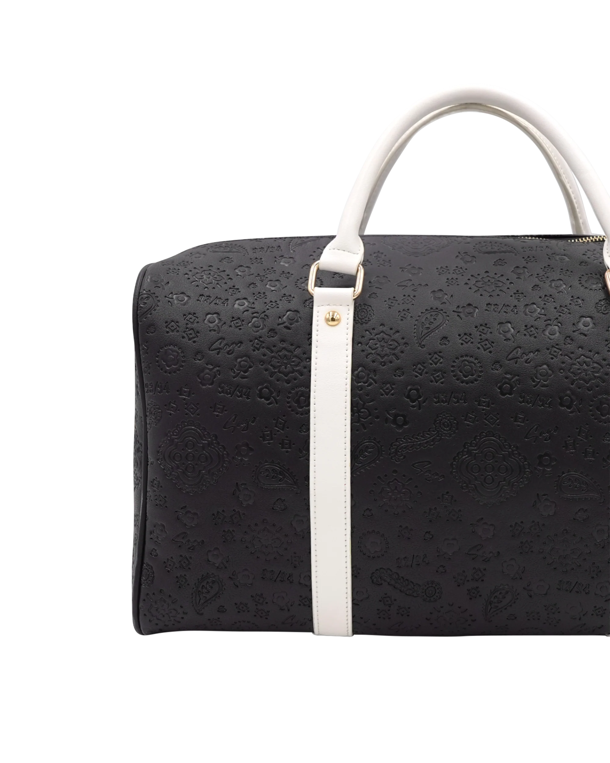 Black & white paisley duffle - Image 2