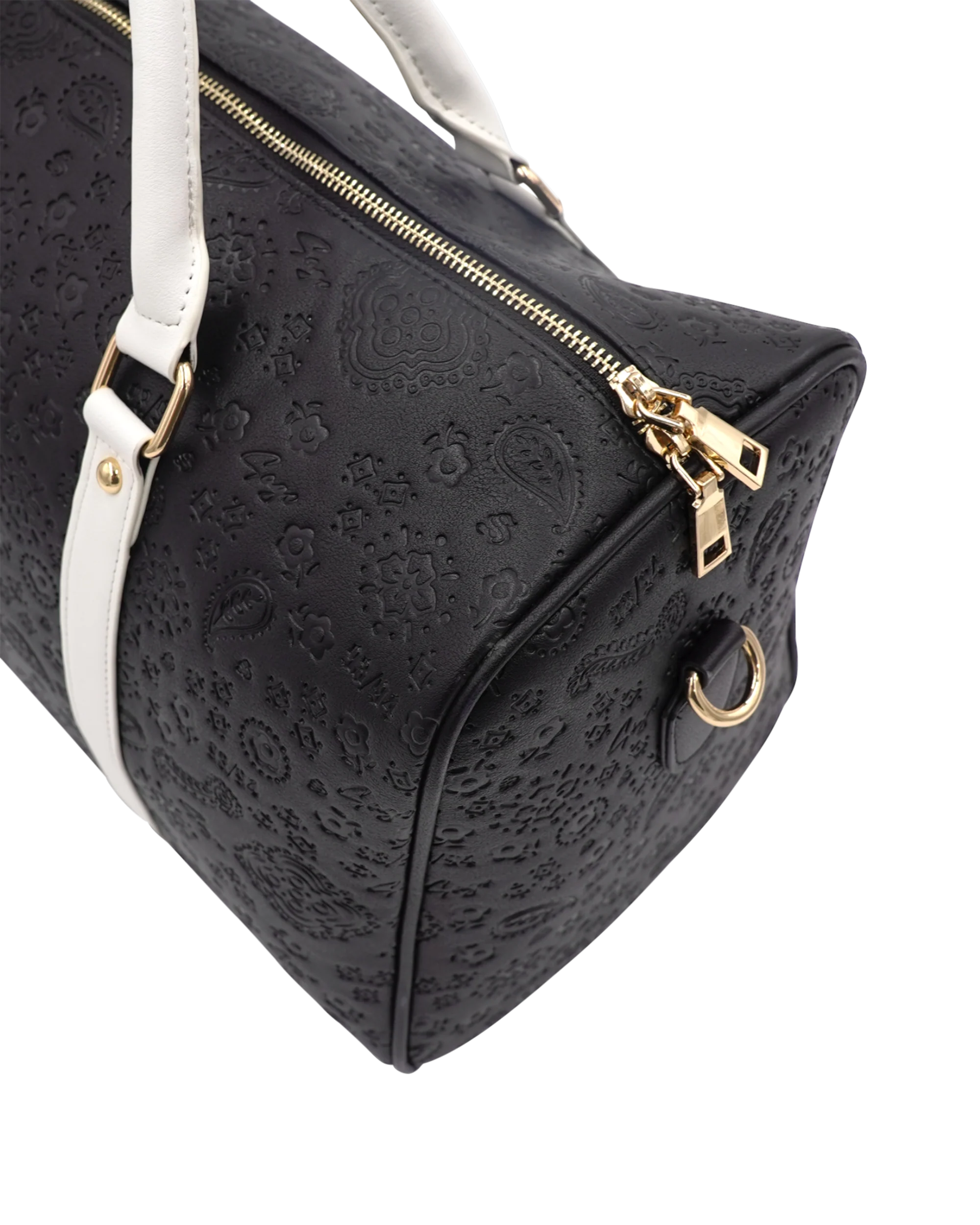 Black & white paisley duffle - Image 3