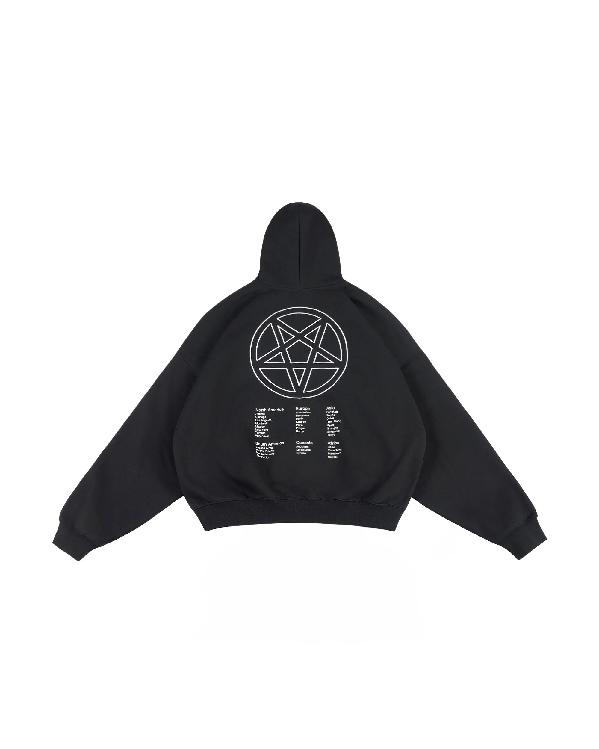 BLACK ZIP-UP HOODIE - Image 13