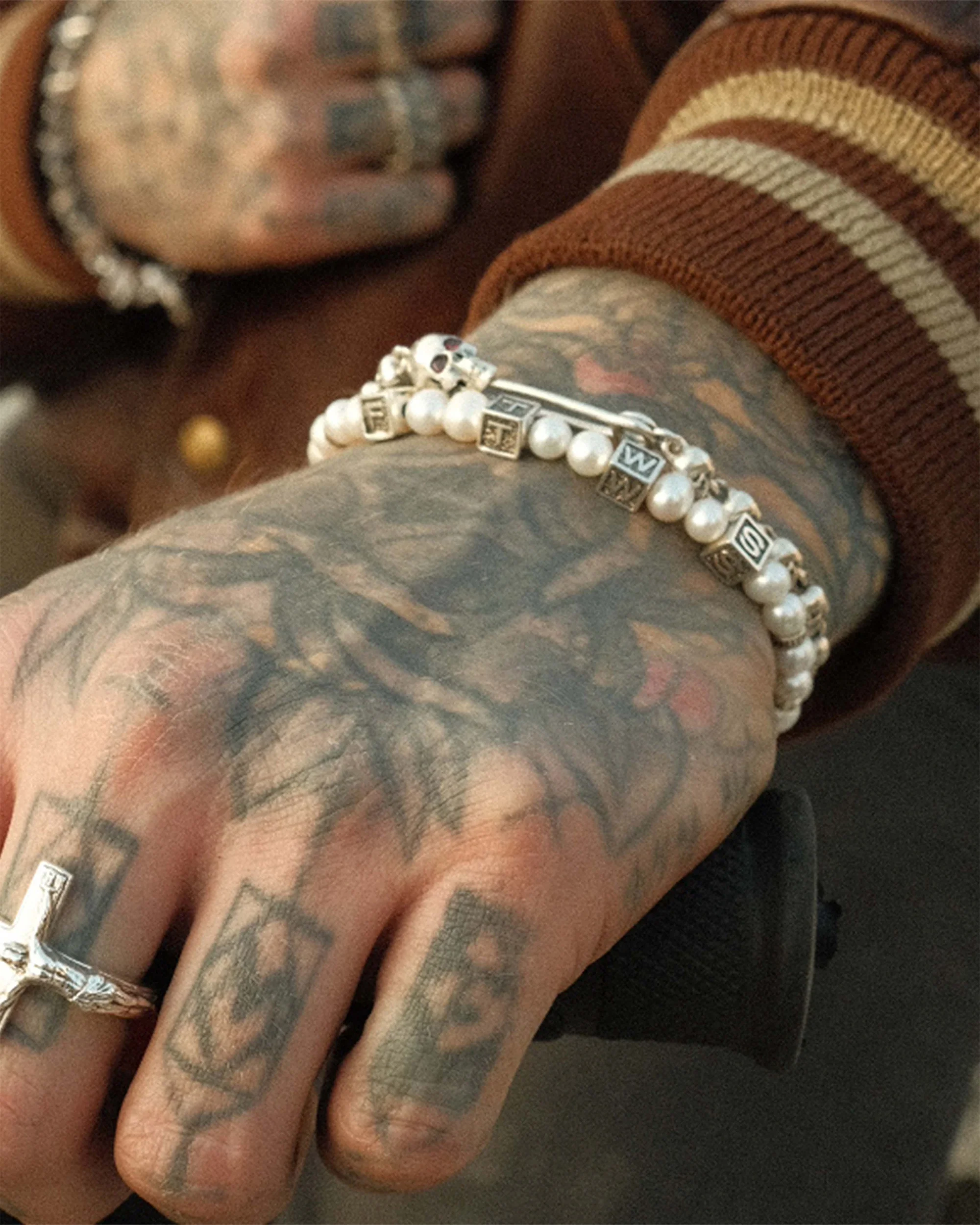 BLOCK PEARL BRACELET - Image 2