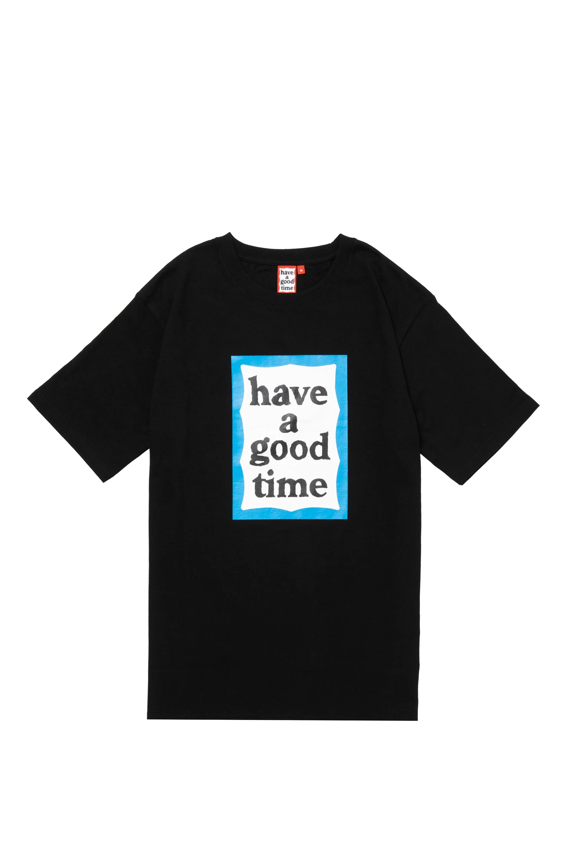 BLUE FRAME S/S TEE - BLACK - Image 4