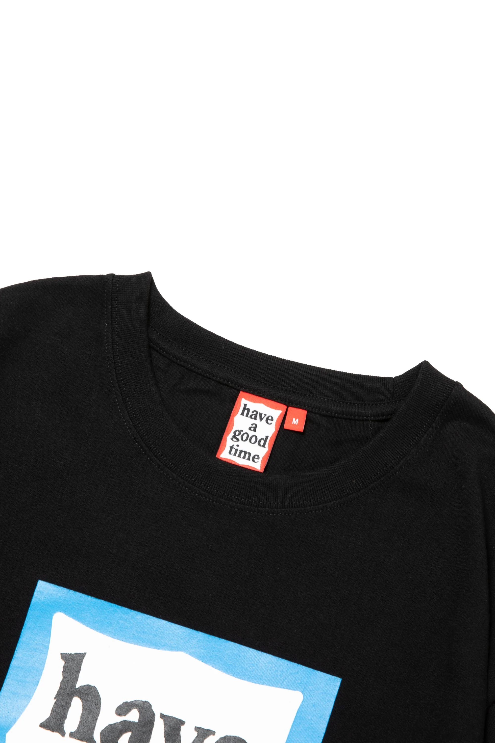 BLUE FRAME S/S TEE - BLACK - Image 5
