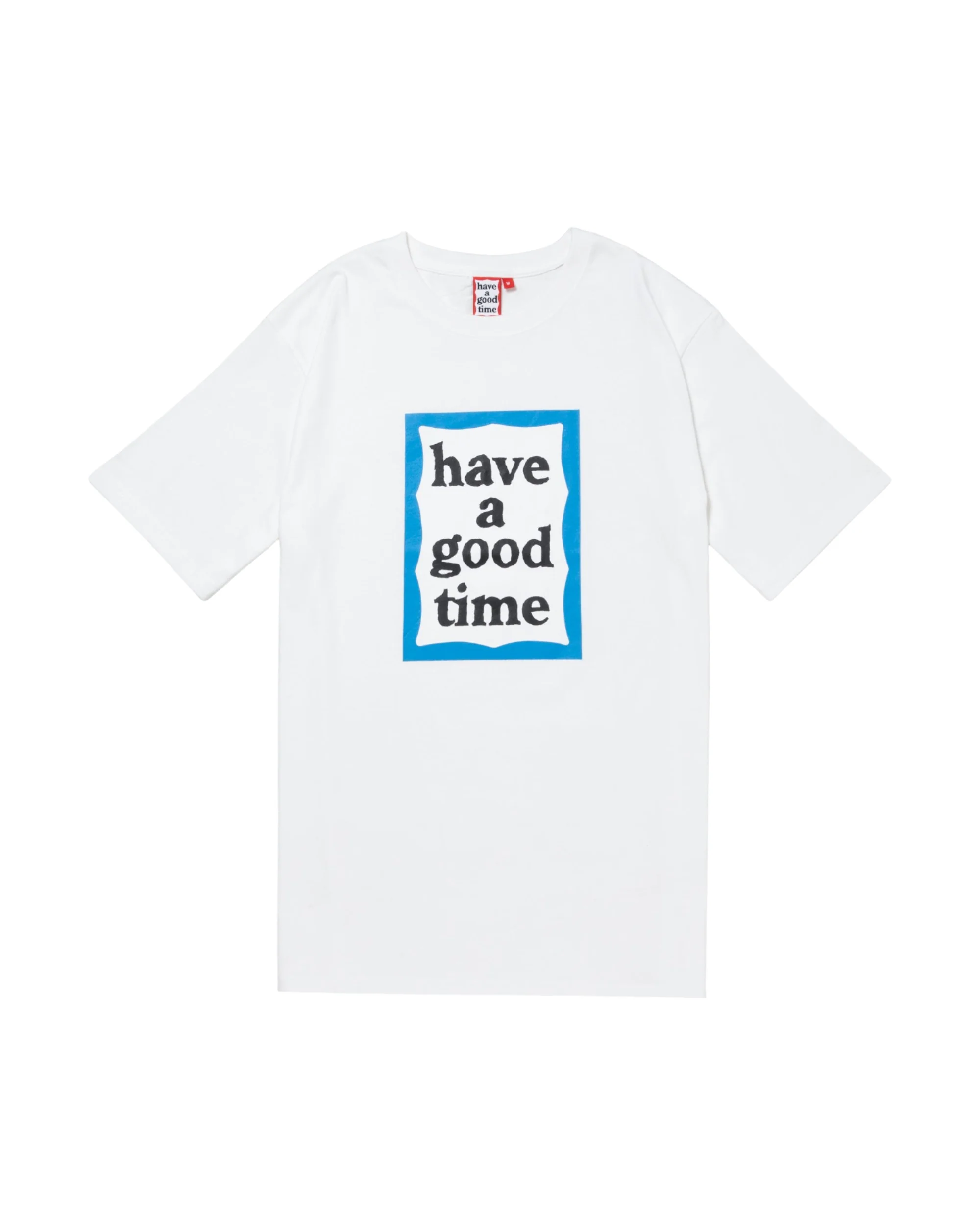 BLUE FRAME S/S TEE - WHITE
