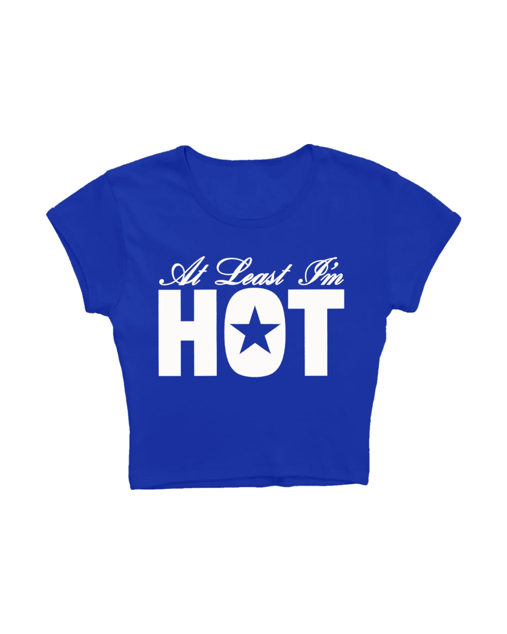 BLUE HOT BABY TEE