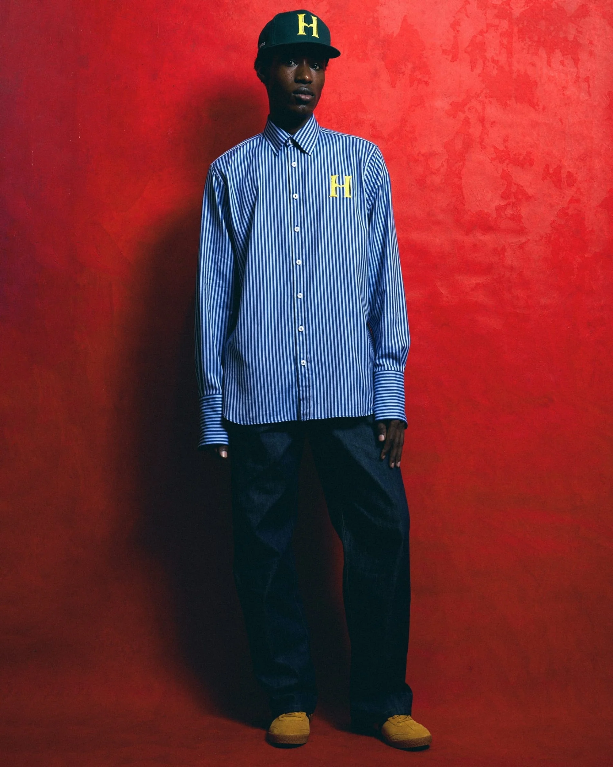 Blue Stripe Button Down Shirt - Pre Order - Image 3