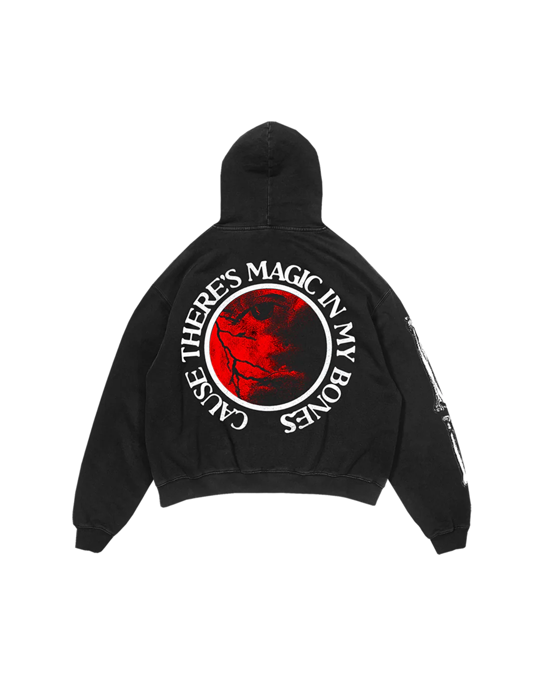 Bones Skull Hoodie - Image 2