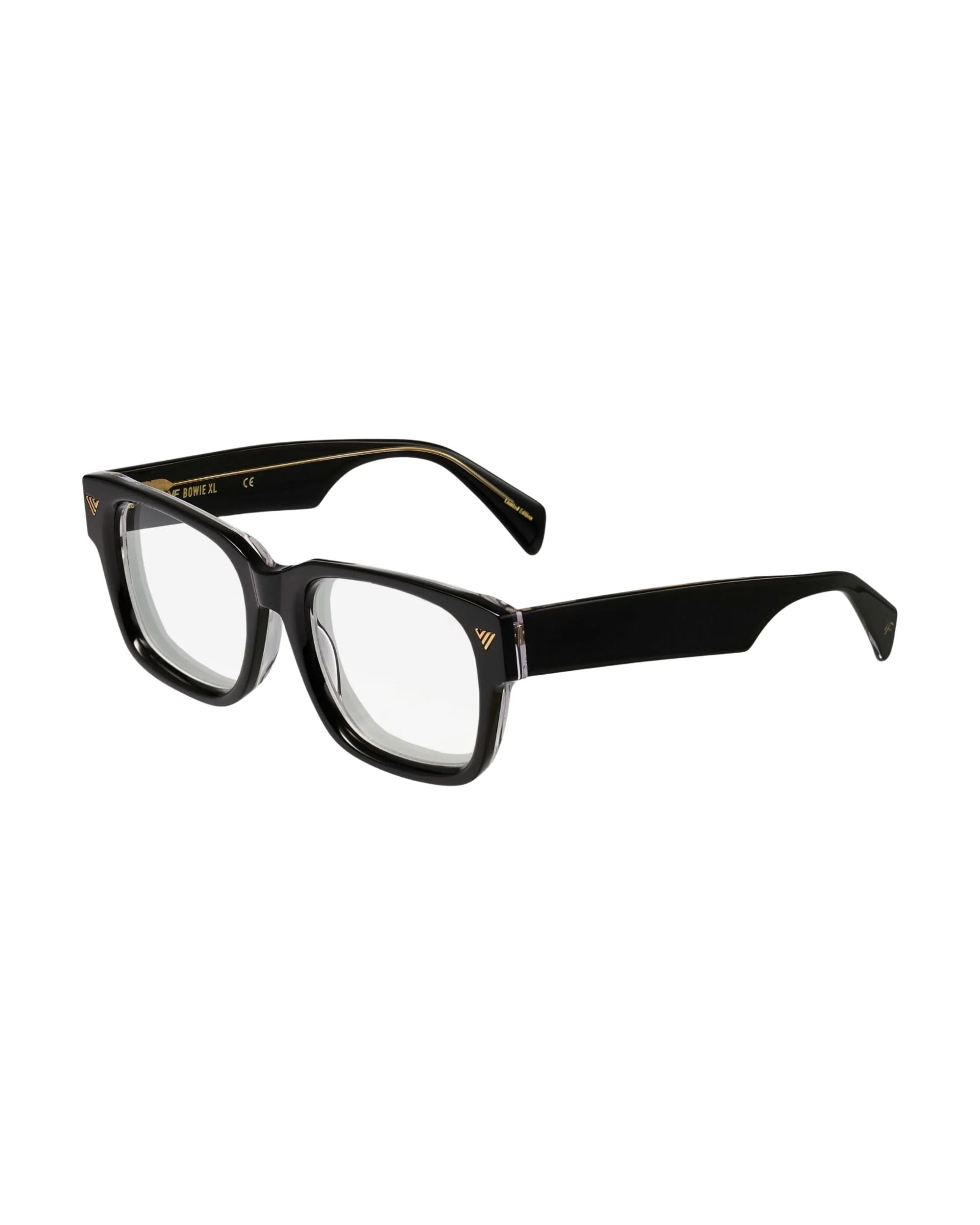 Bowie XL Black and Clear Acetate - Image 8