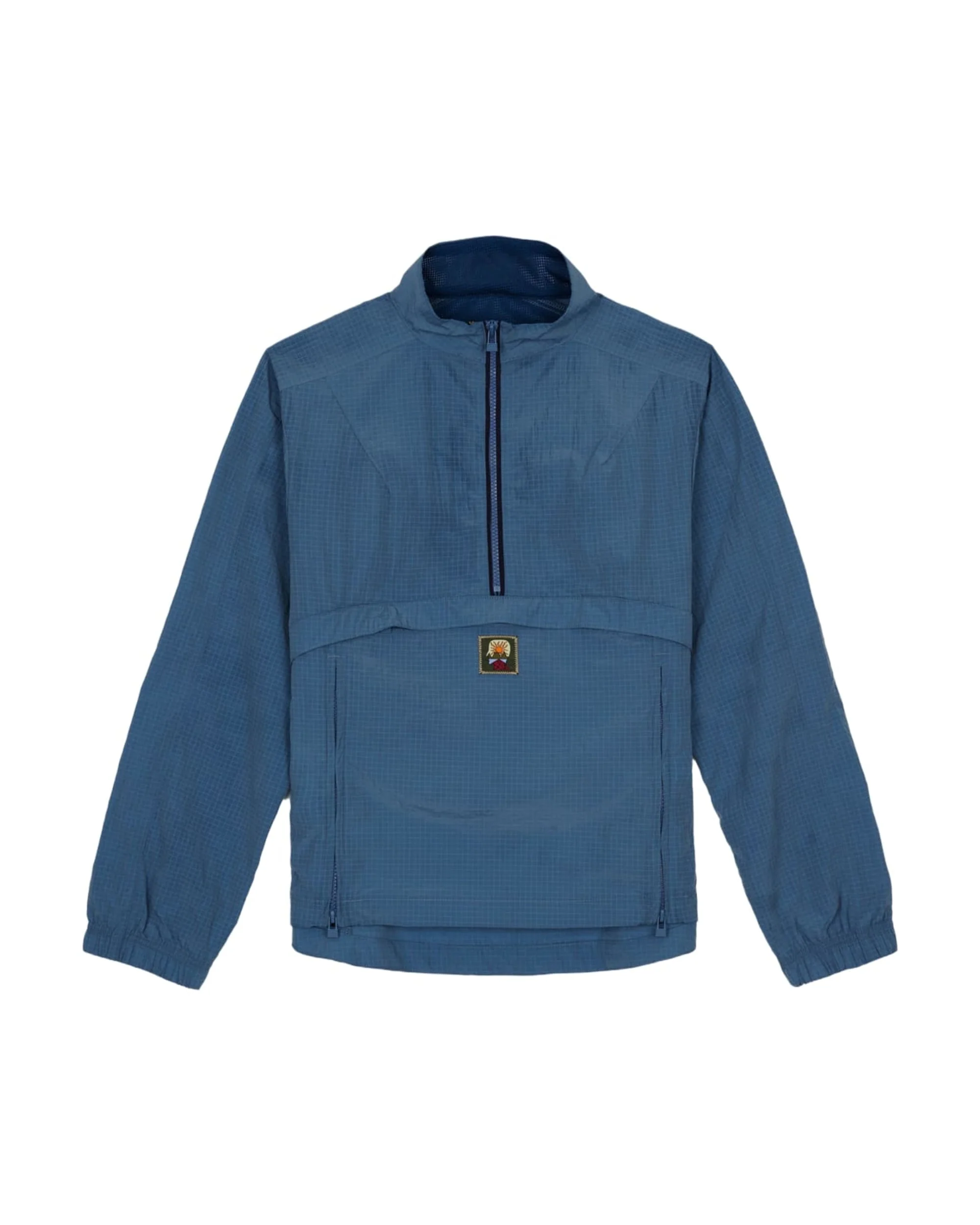 Brain Dead Equipment Tempo Zip Pullover - Slate Blue