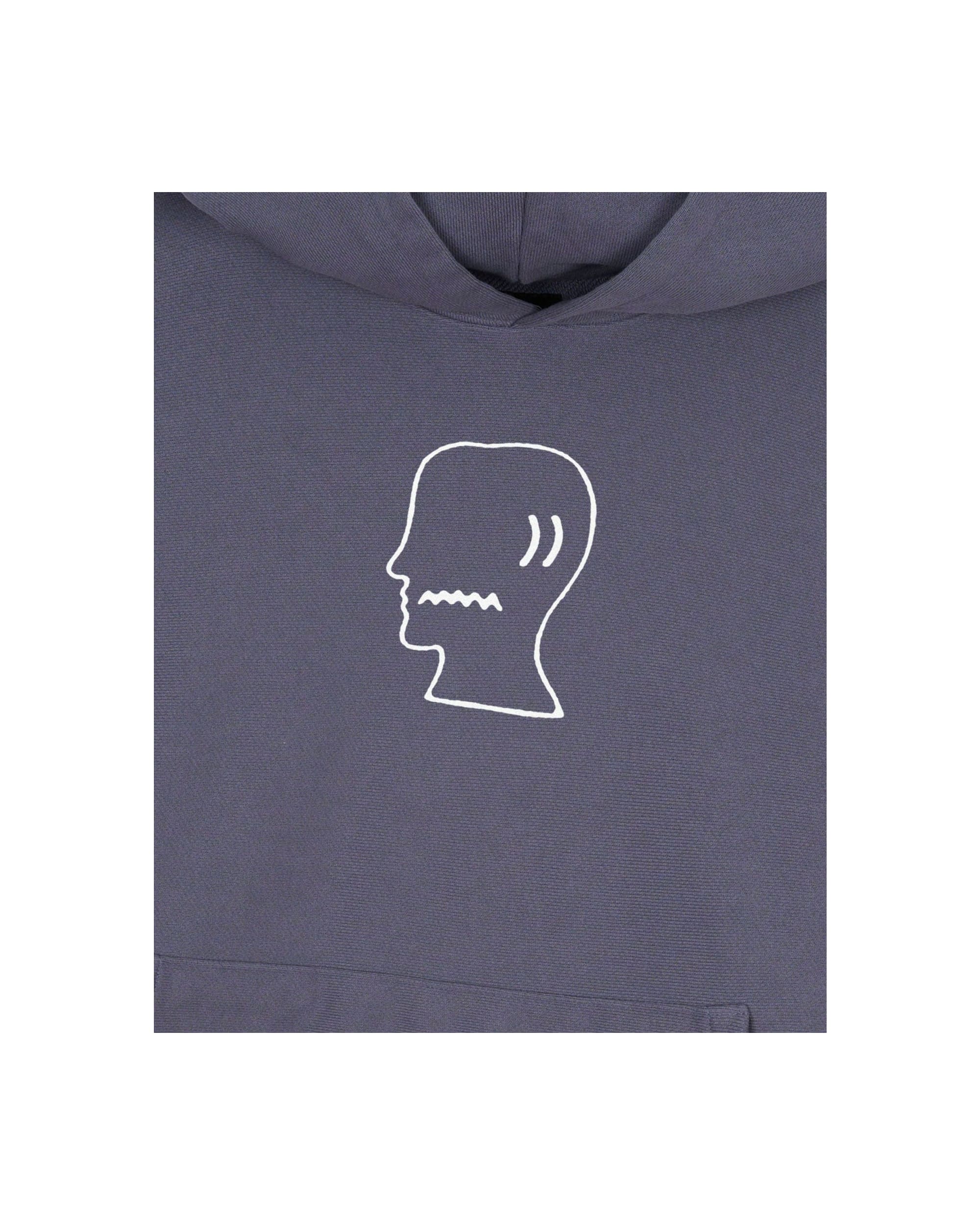 Brain Dead Logohead Hoodie - Slate - Image 5