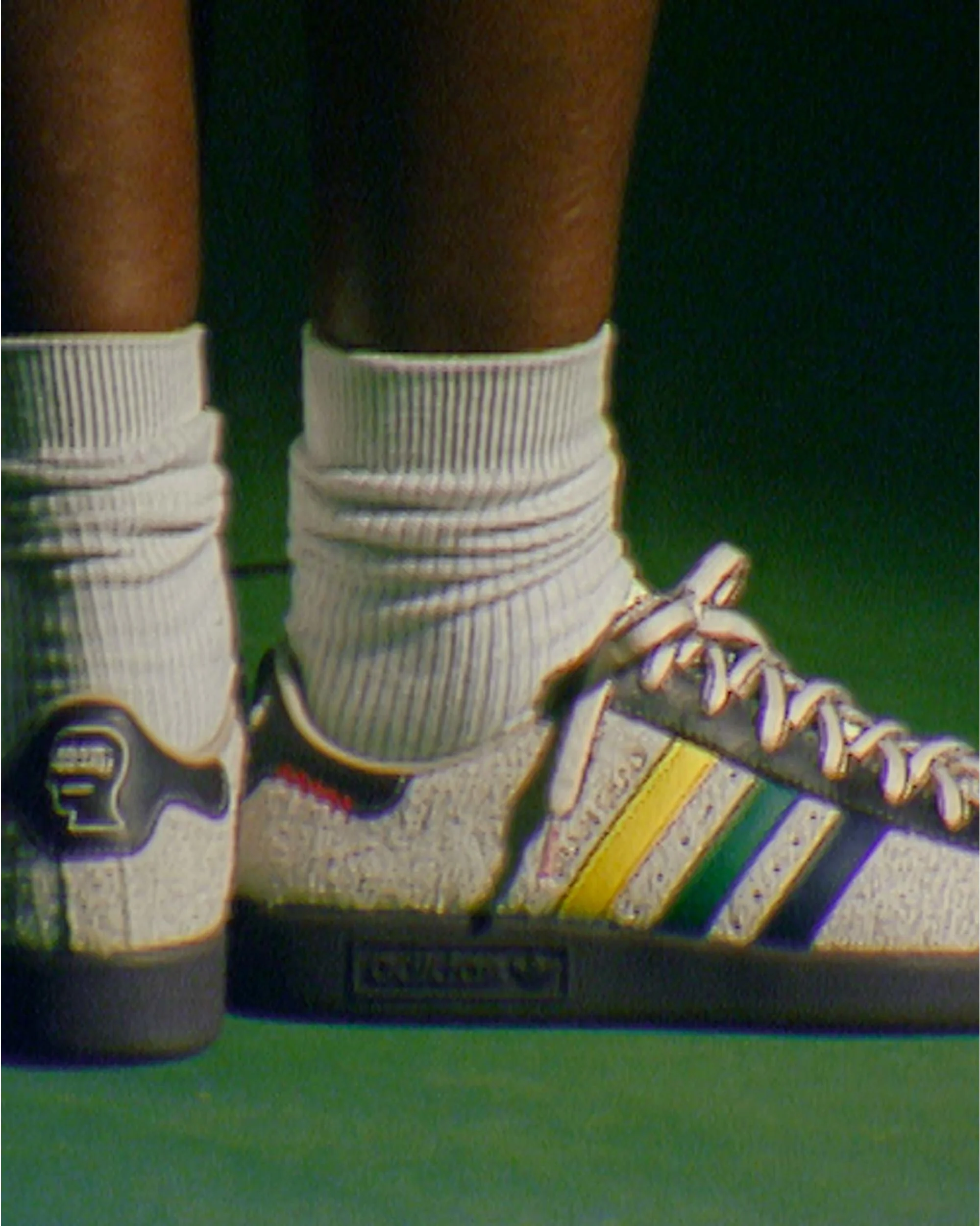 Brain Dead x adidas Forest Hills - Natural / Multi - Image 2