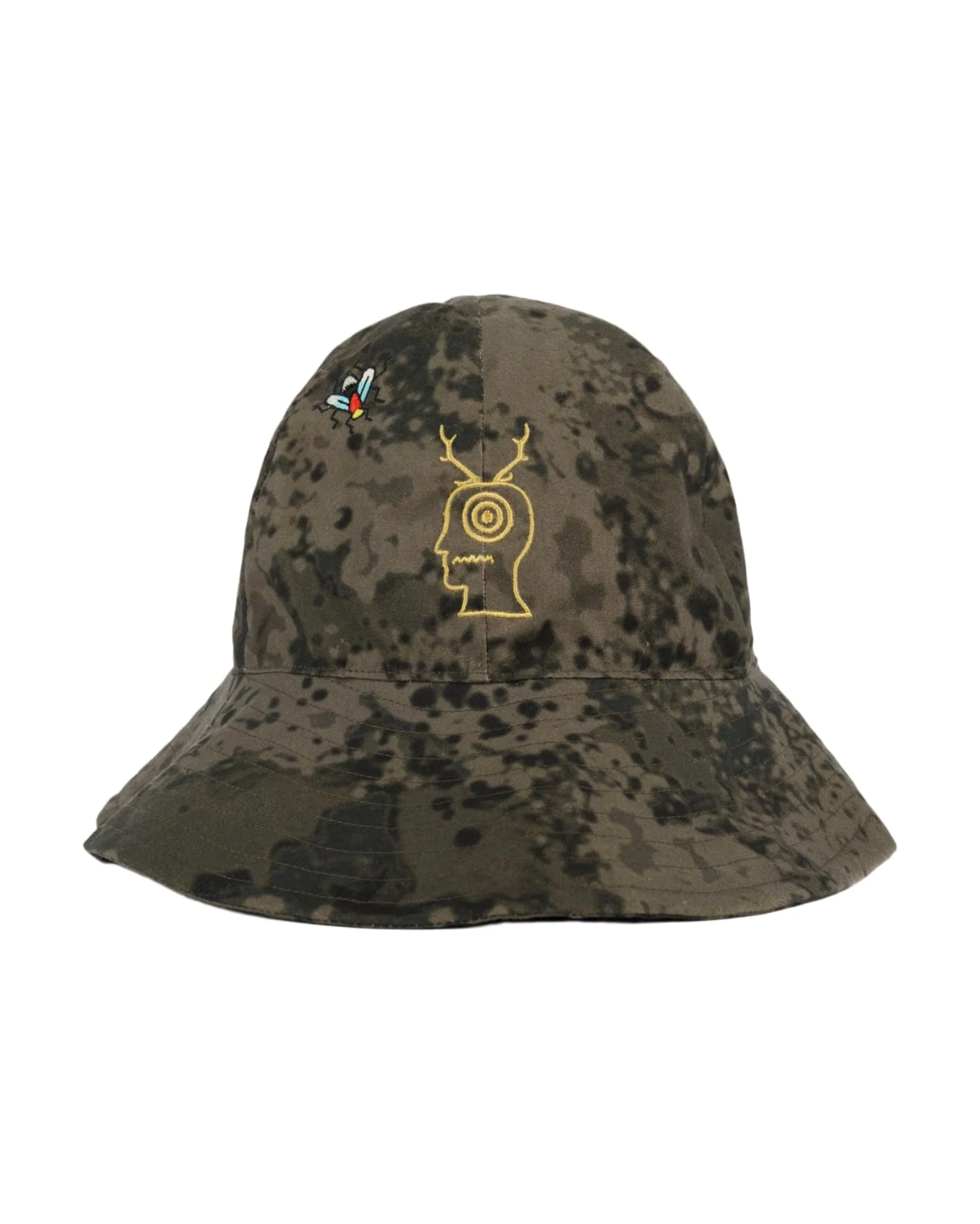 Brain Dead x South2 West8 Fishing Bucket Hat - Grey