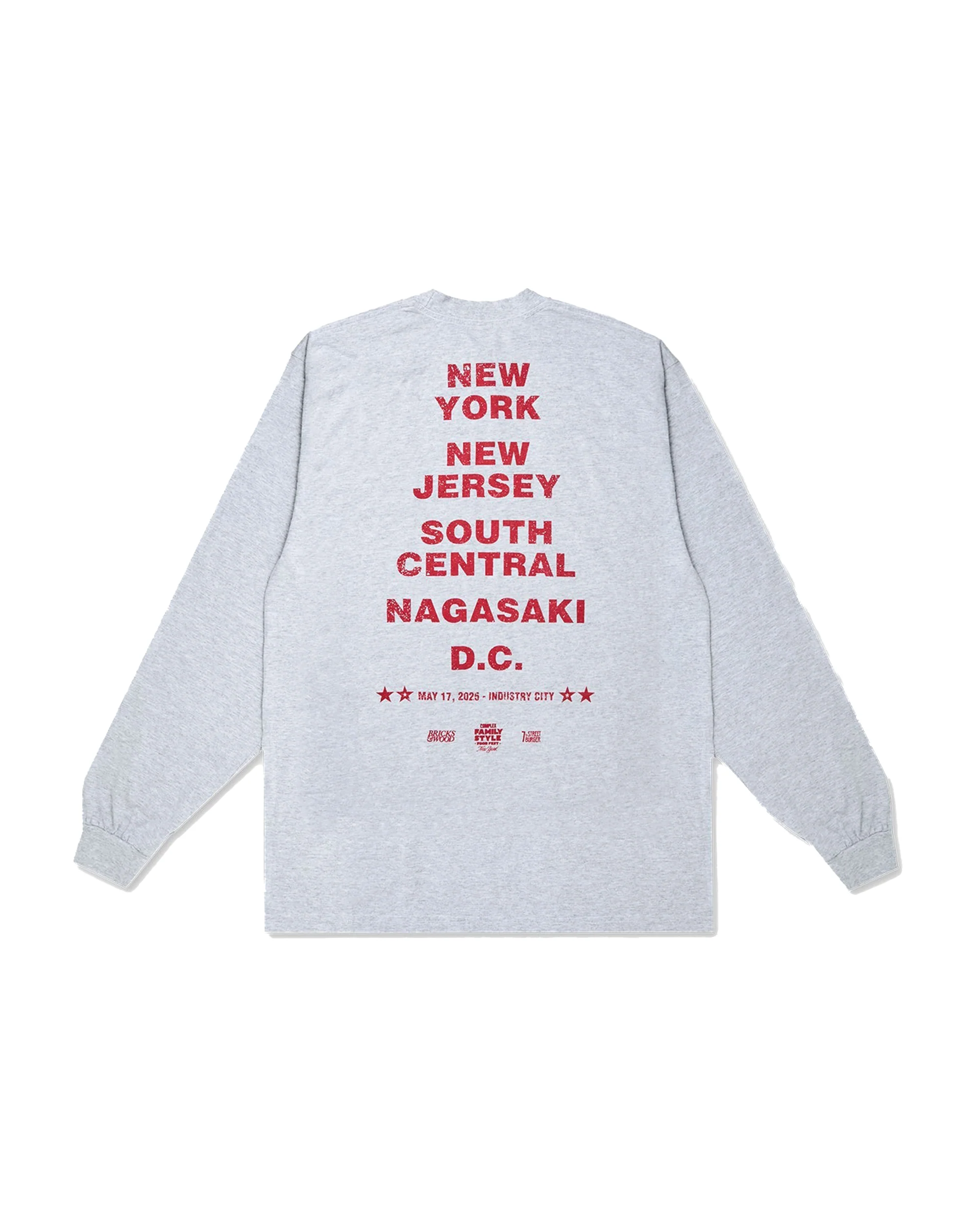Bricks & Wood x 7th Street Burger Long Sleeve Tee - Image 3