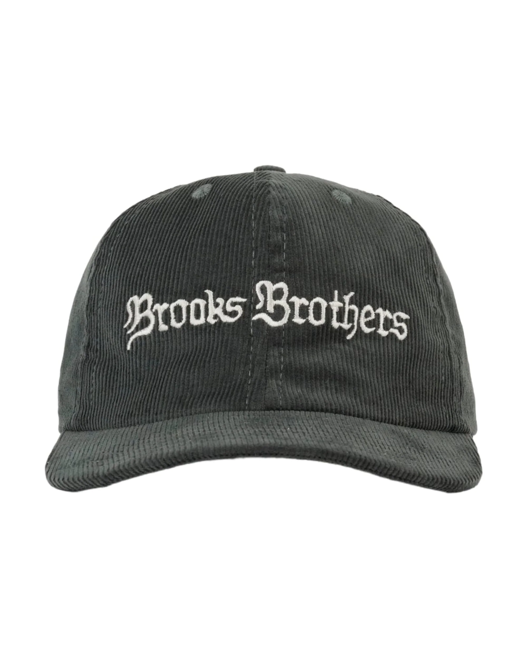 Brooks Brothers California 6 Panel Corduroy Hat - Forest Green
