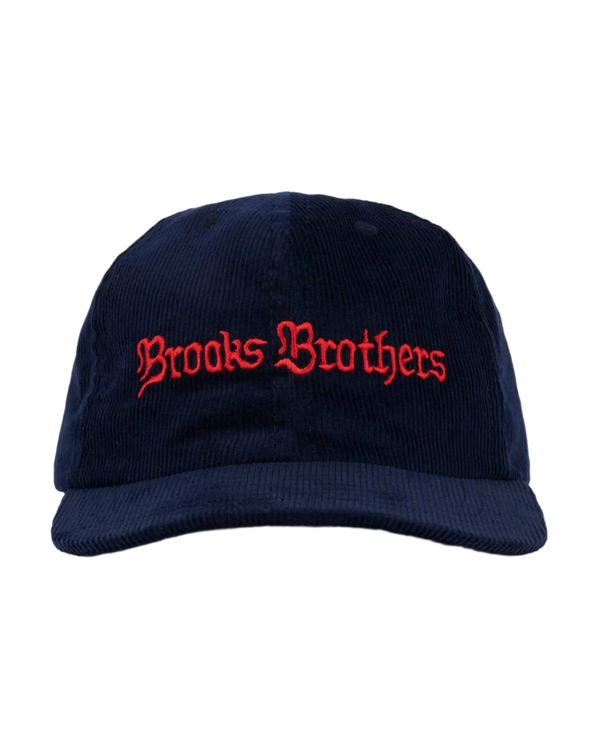 Brooks Brothers California 6 Panel Corduroy Hat - Navy