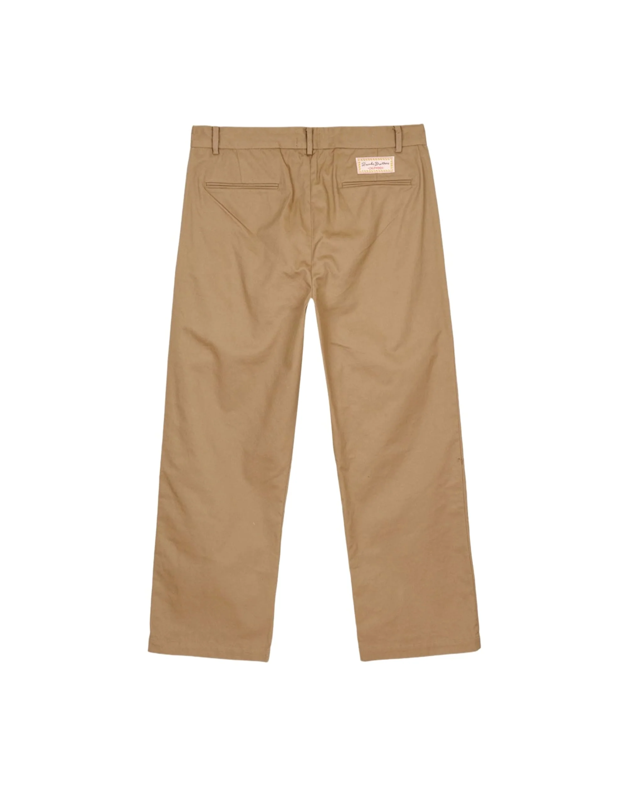 Brooks Brothers California Pleated Chino Trouser - Desert - Image 2