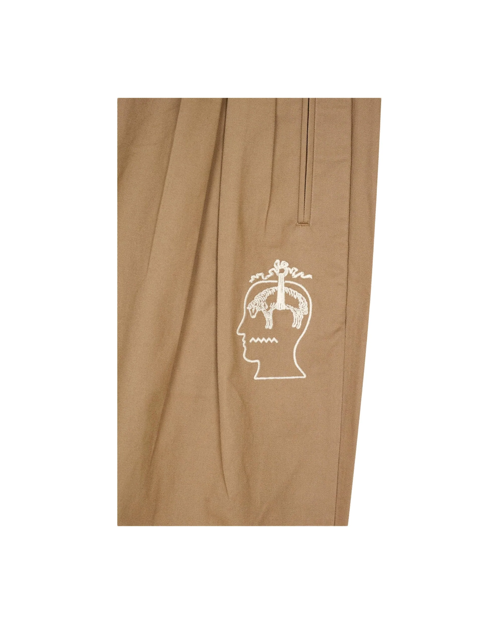 Brooks Brothers California Pleated Chino Trouser - Desert - Image 4