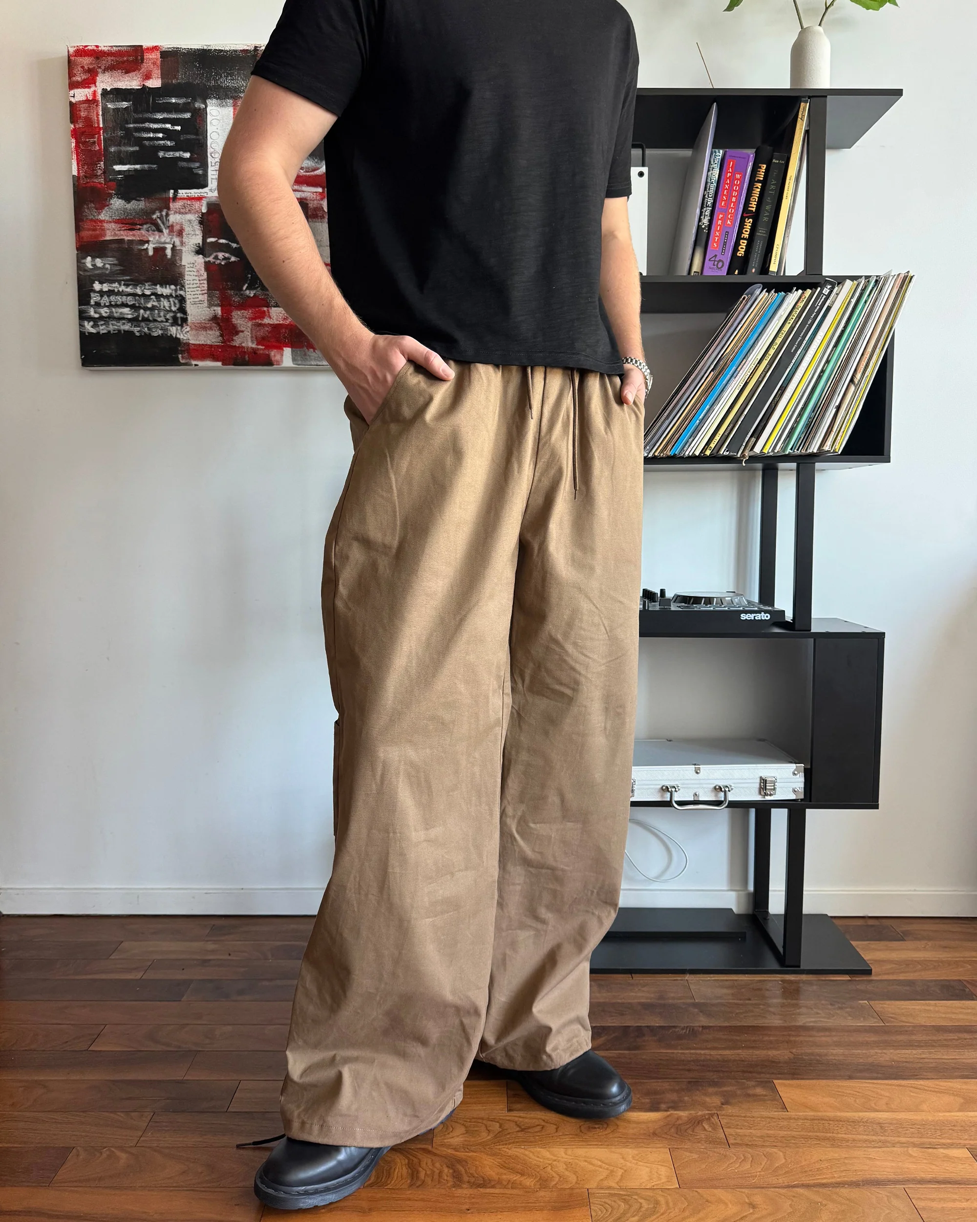 Brown Canvas Pants - Image 5