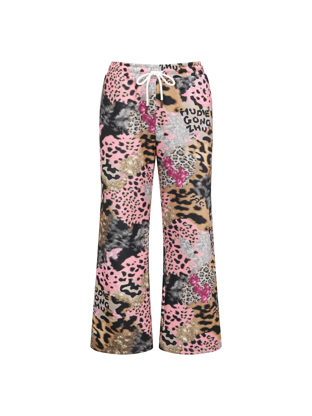 Brown Leopard Print Sweatpants - Image 10