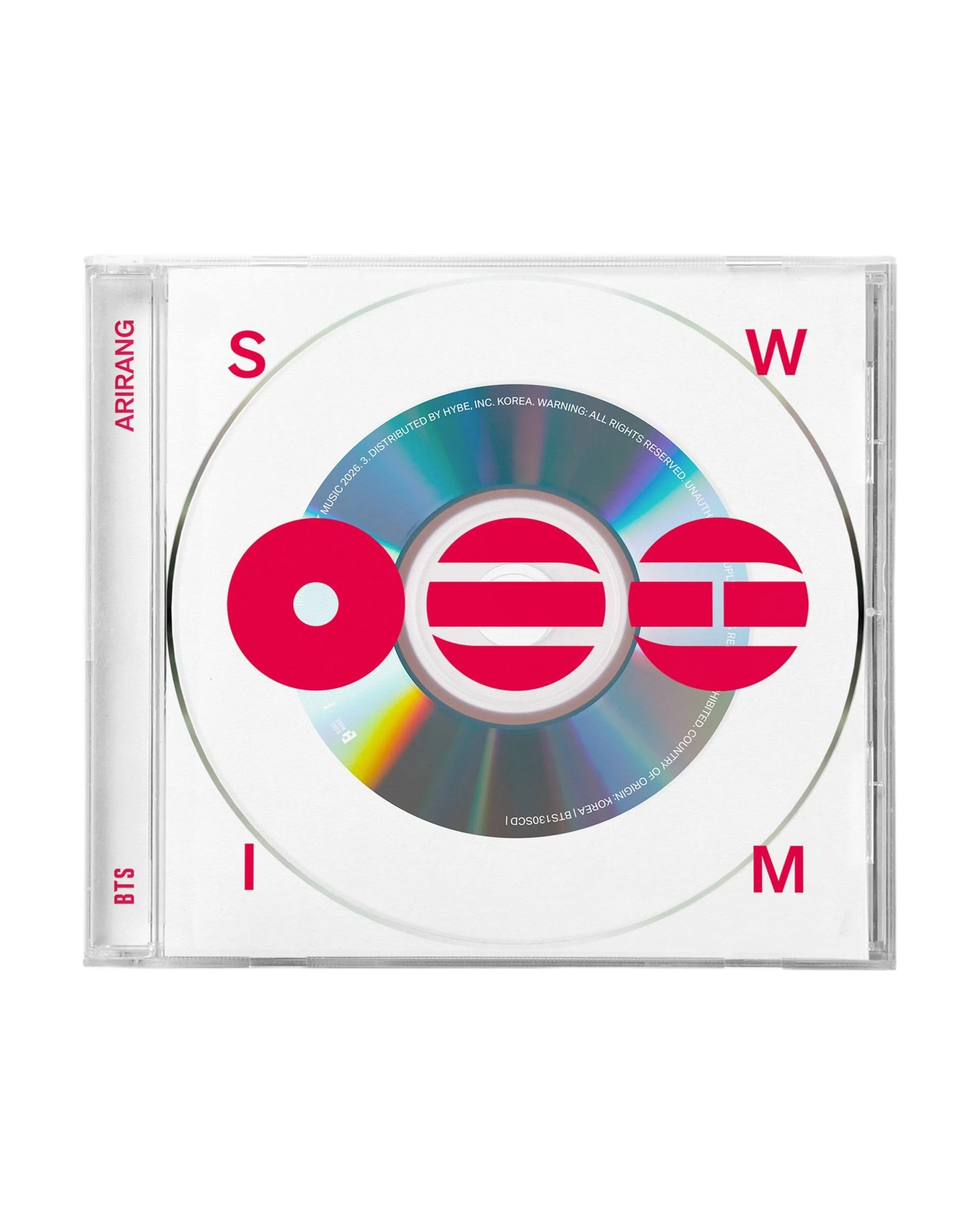 BTS SWIM - Original & Instrumental Single CD
