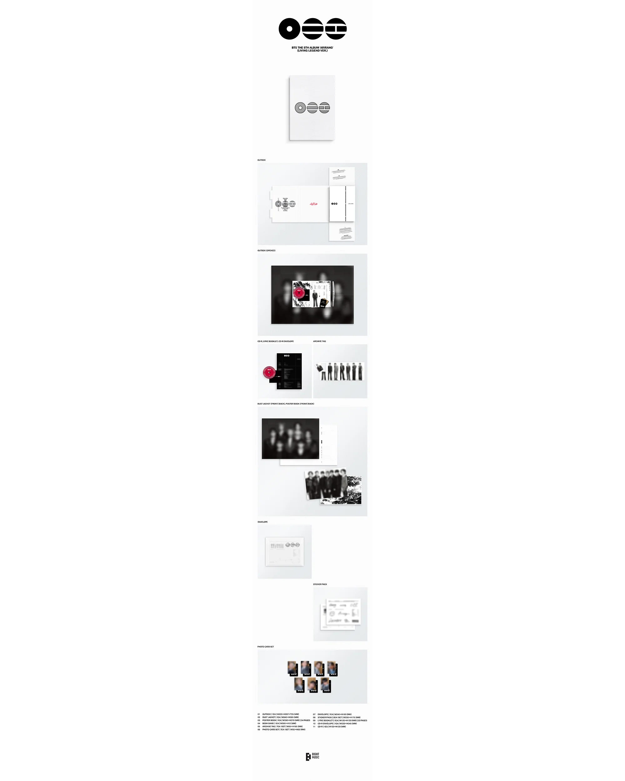 BTS The 5th Album 'ARIRANG' (Living Legend Ver.) - Image 2