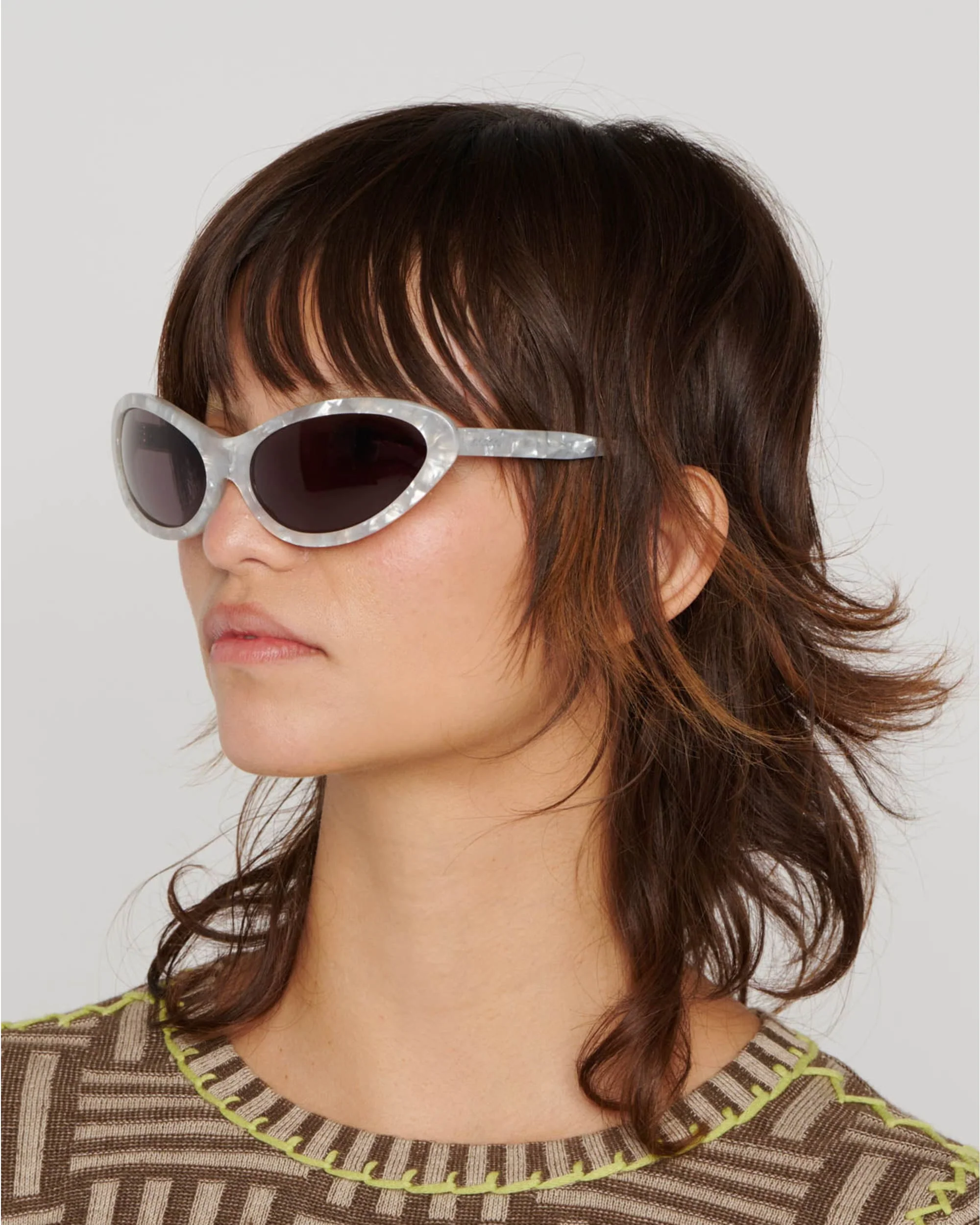 Bug Post Modern Primitive Eye Protection - Silver Pearl - Image 6