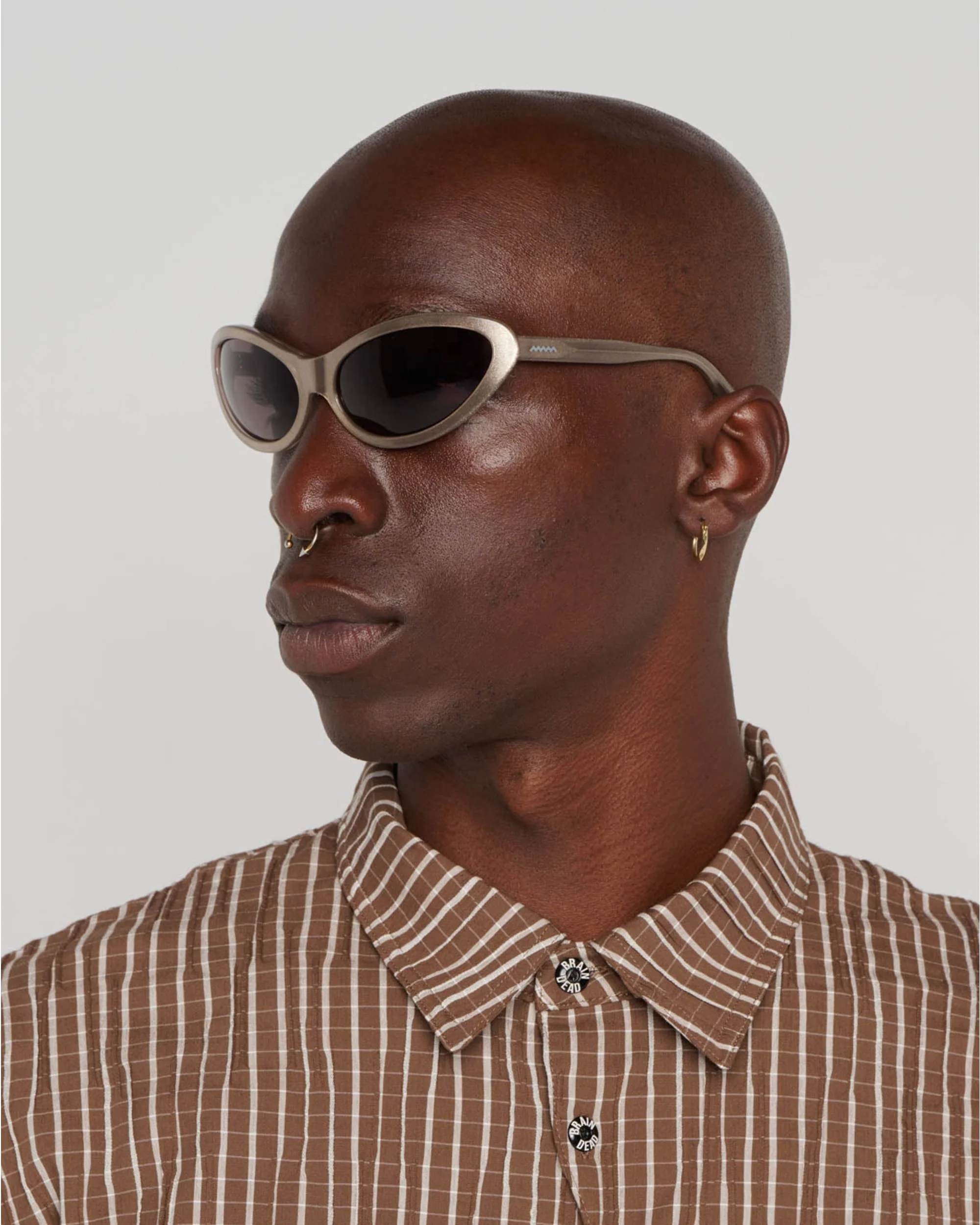 Bug Post Modern Primitive Eye Protection - Silver Sparkle - Image 3