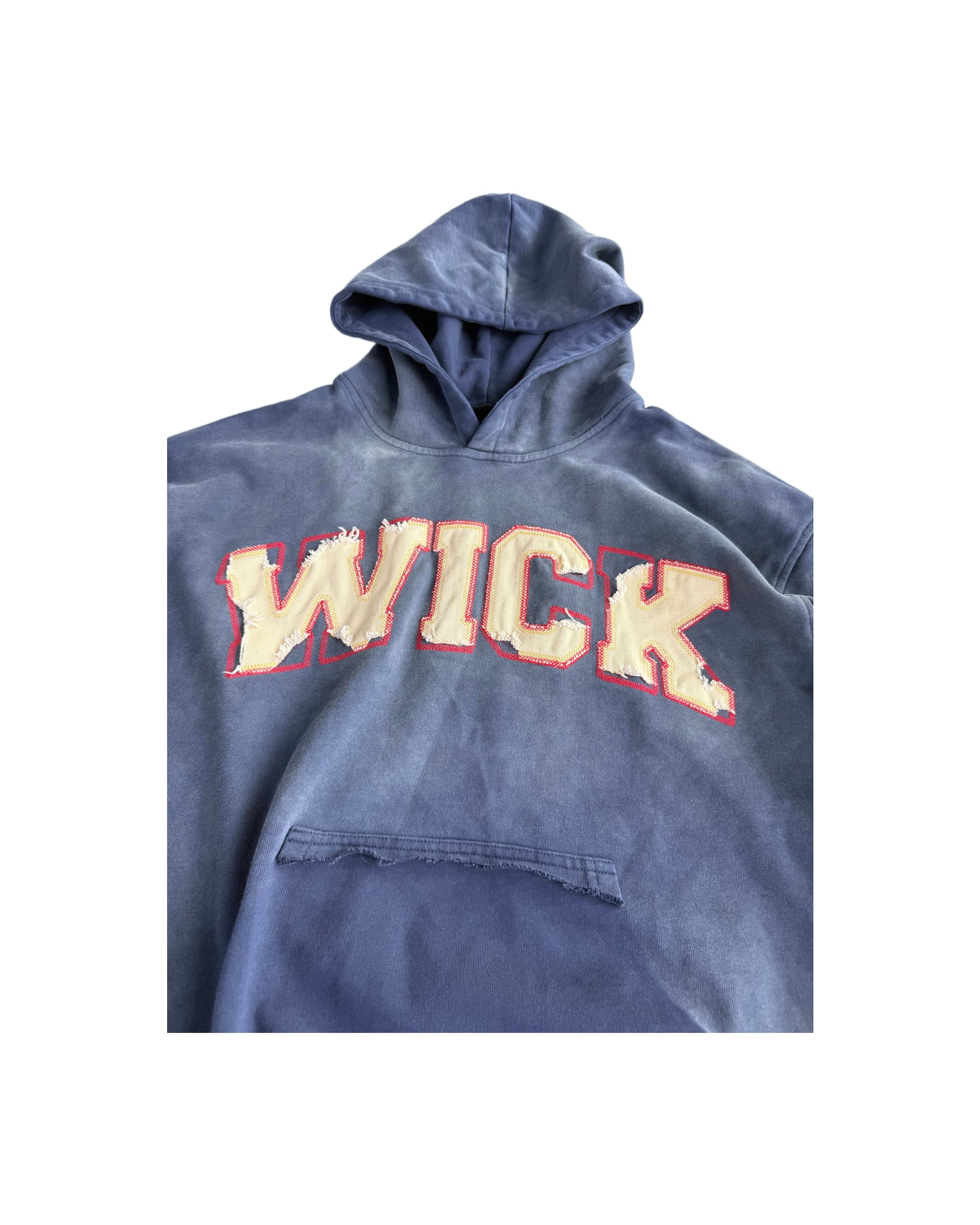 BURNOUT HOODIE (BLUE) - Image 4
