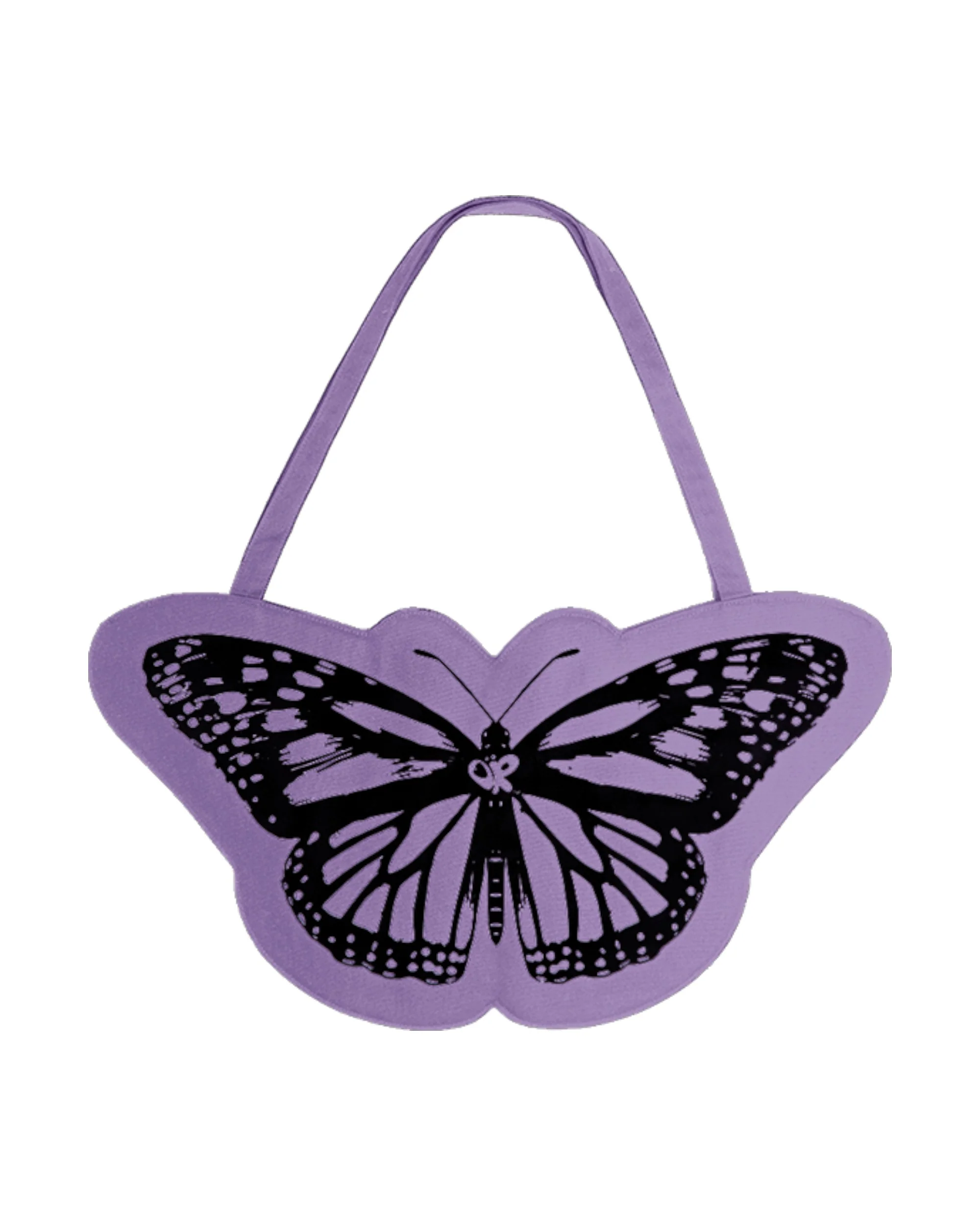 butterfly tote in purple