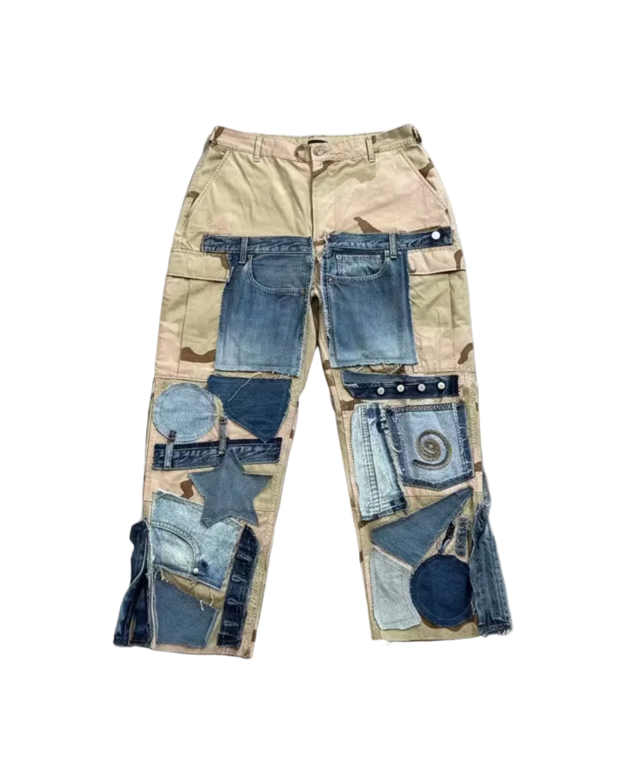 Camo Denim Detail Pant - Image 3