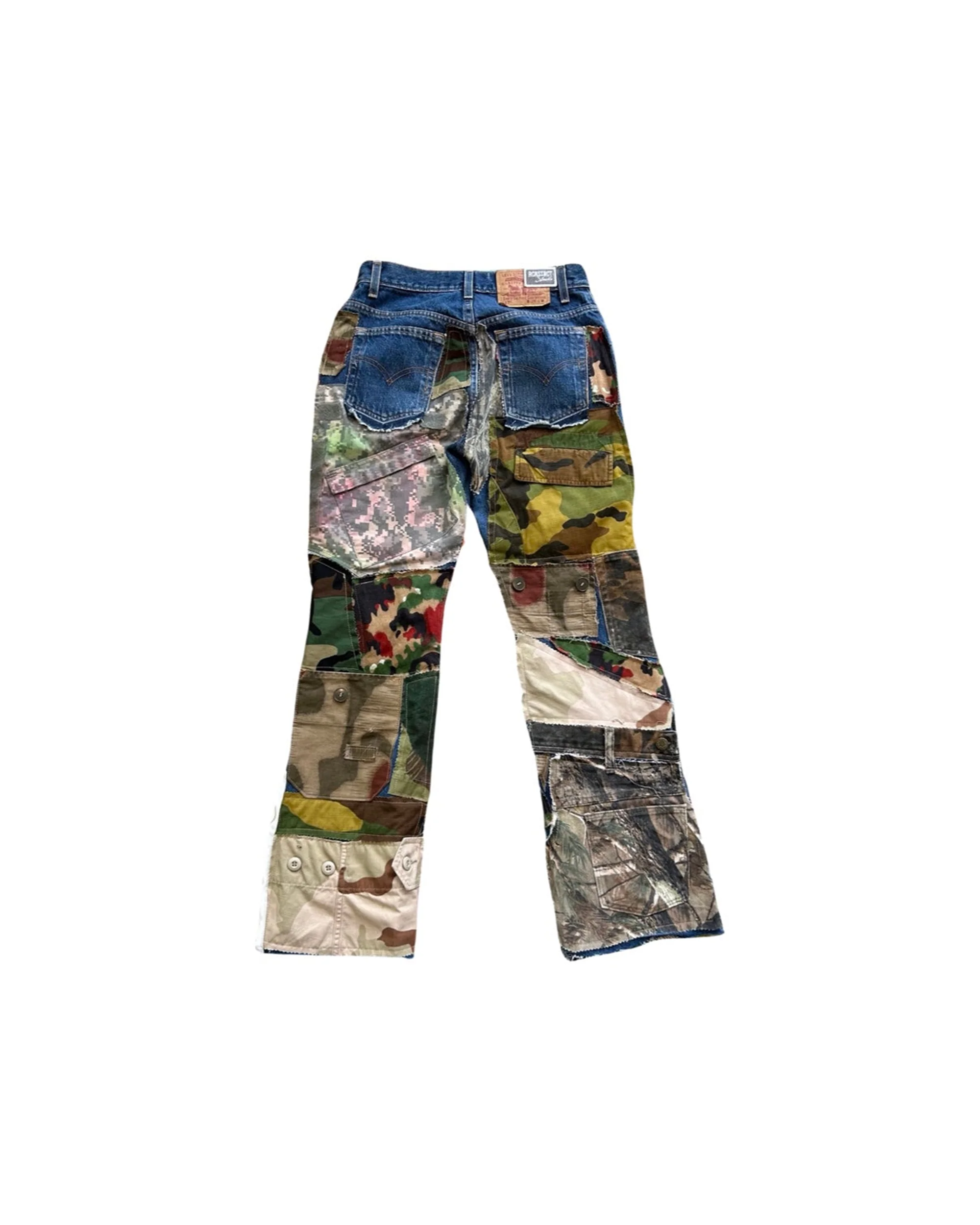 Camo Patchwork Detail Denim // *Random Selection - Image 3