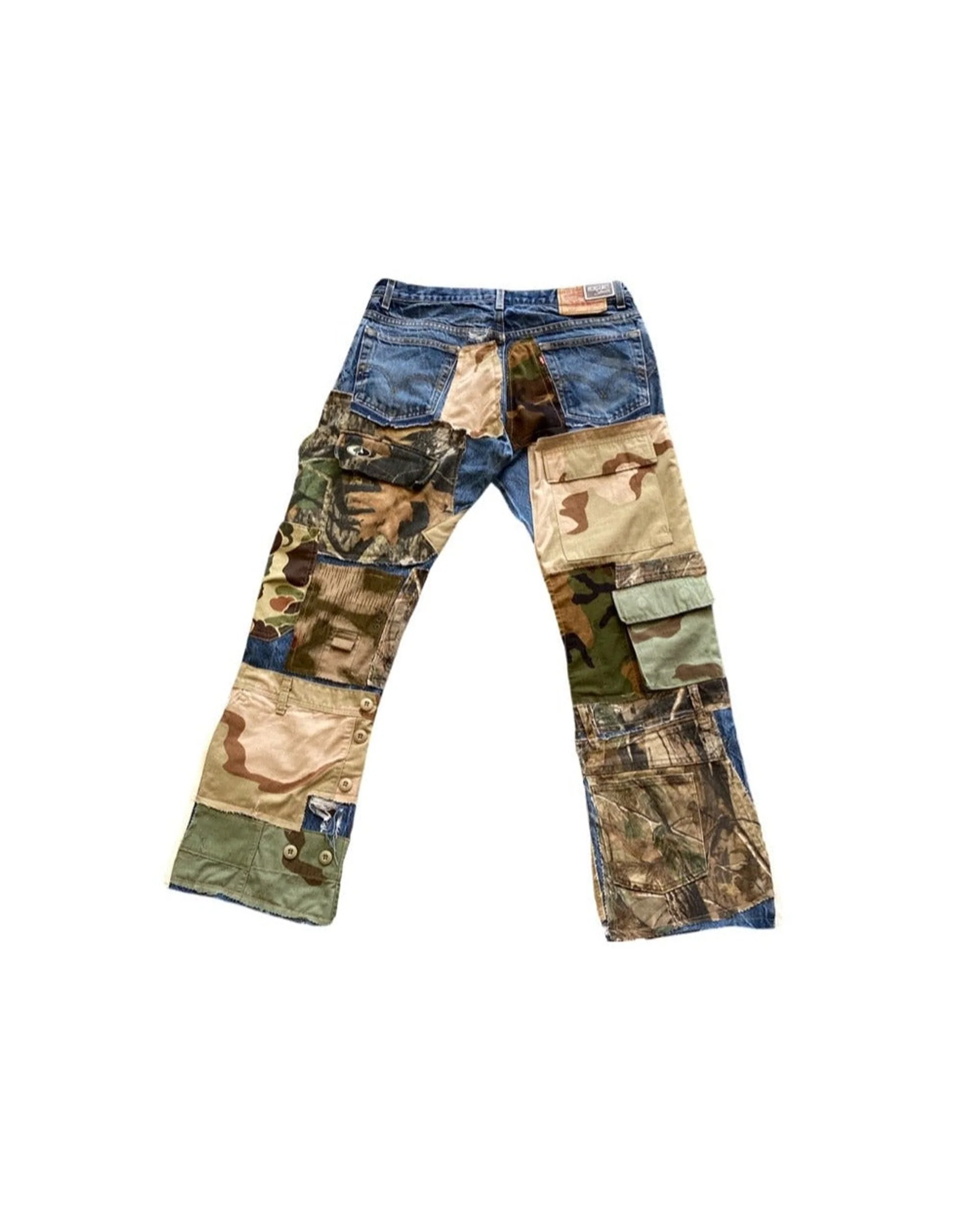 Camo Patchwork Detail Denim // *Random Selection - Image 4