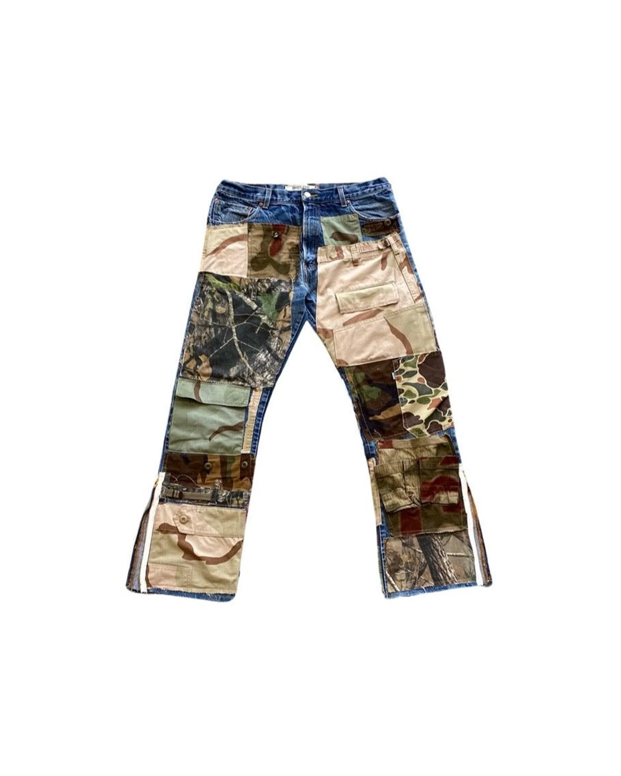 Camo Patchwork Detail Denim // *Random Selection - Image 6