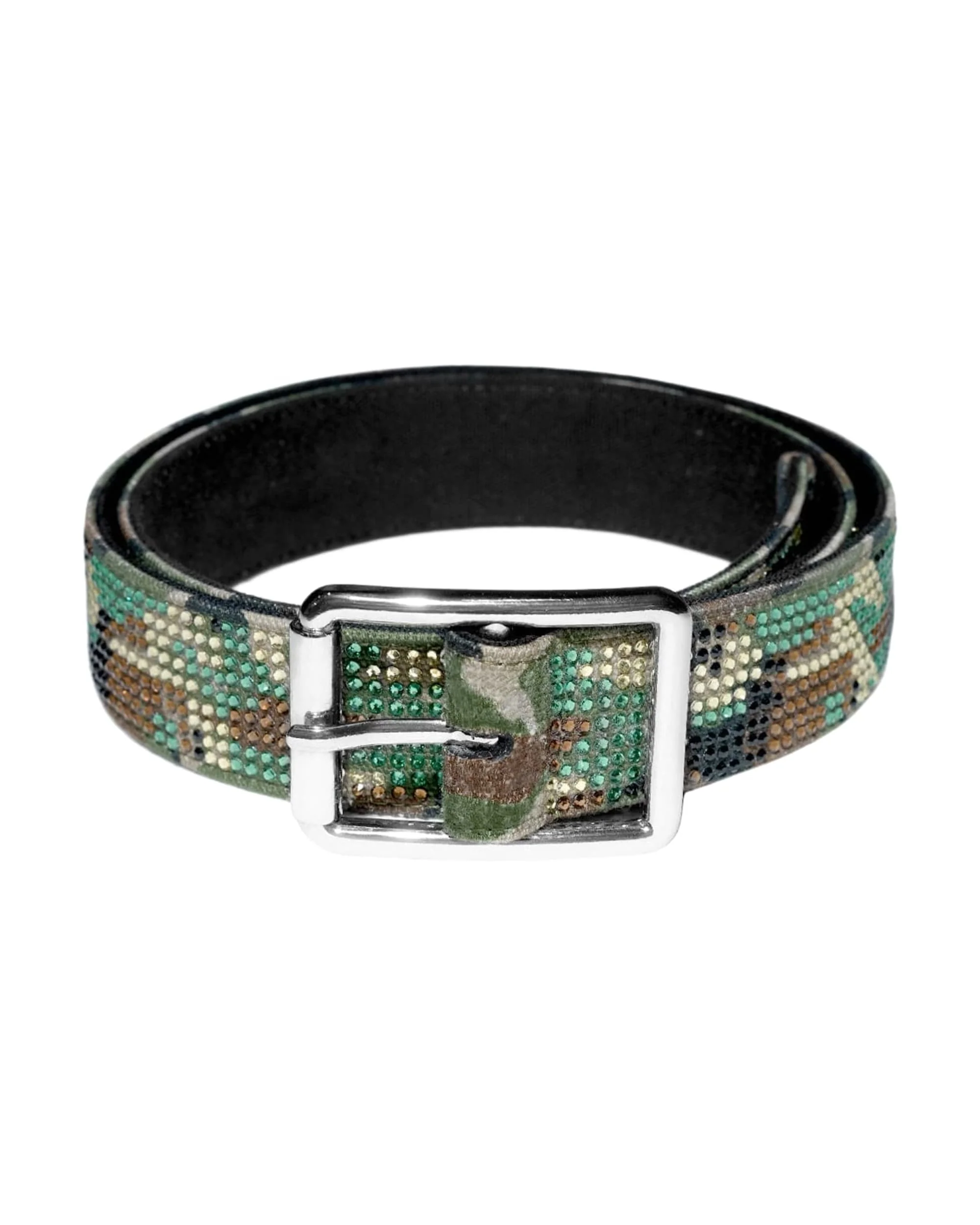 CAMO RHINESTONE BELT