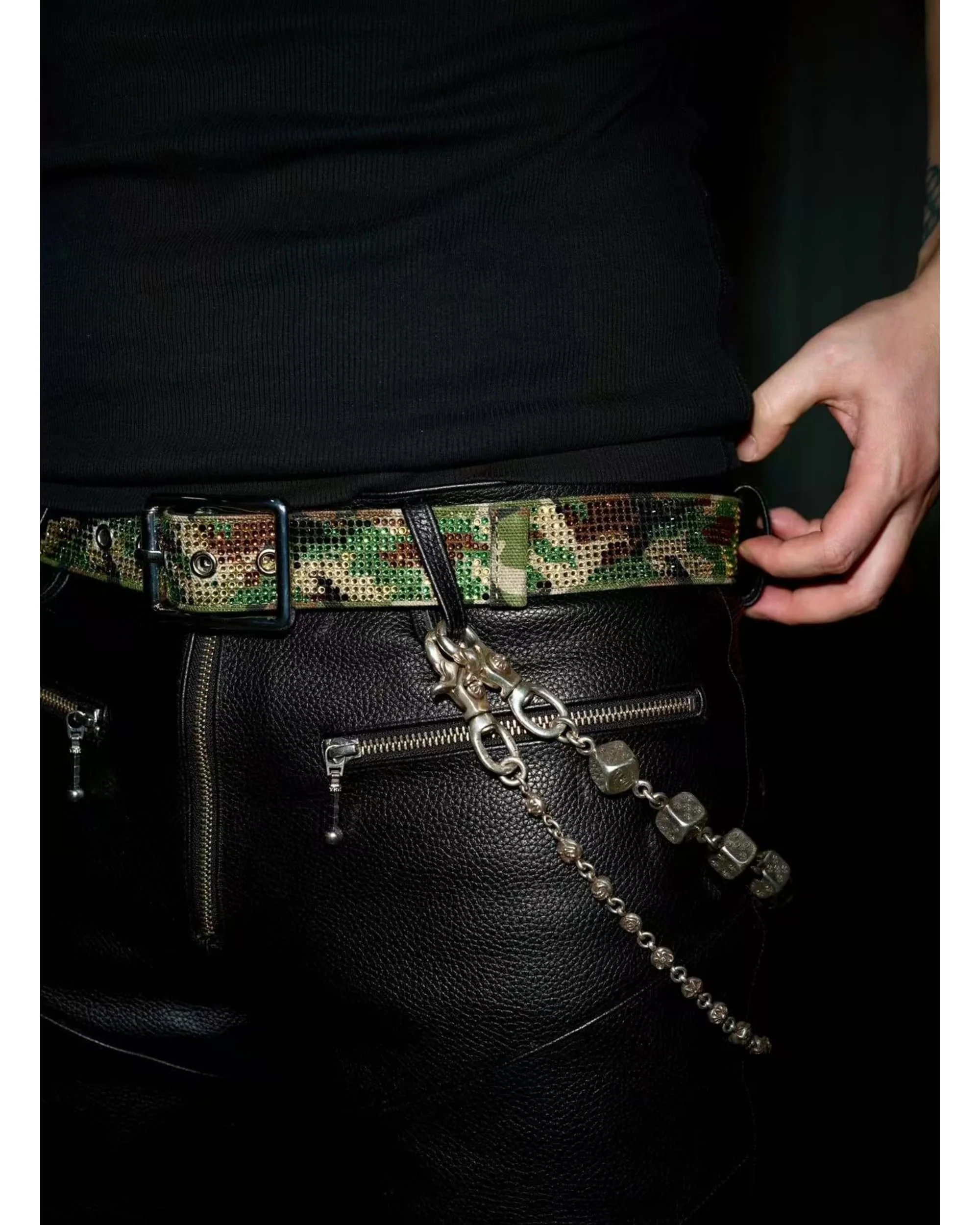 CAMO RHINESTONE BELT - Image 7