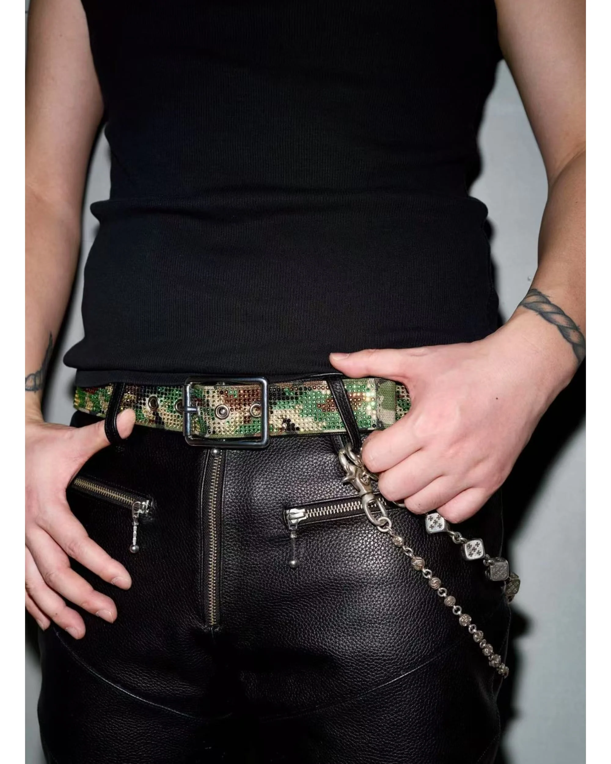 CAMO RHINESTONE BELT - Image 8