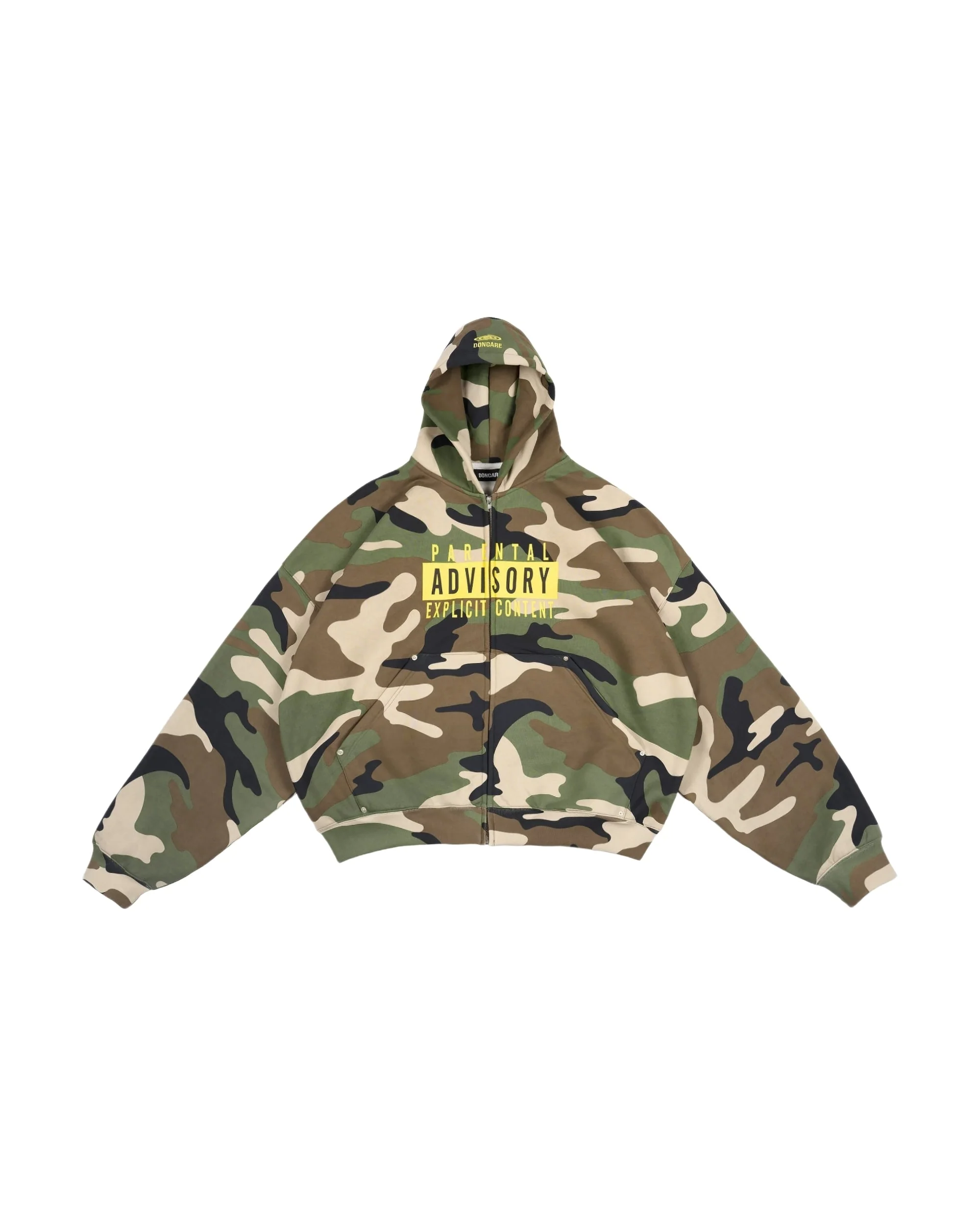 CAMO ZIP-UP HOODIE