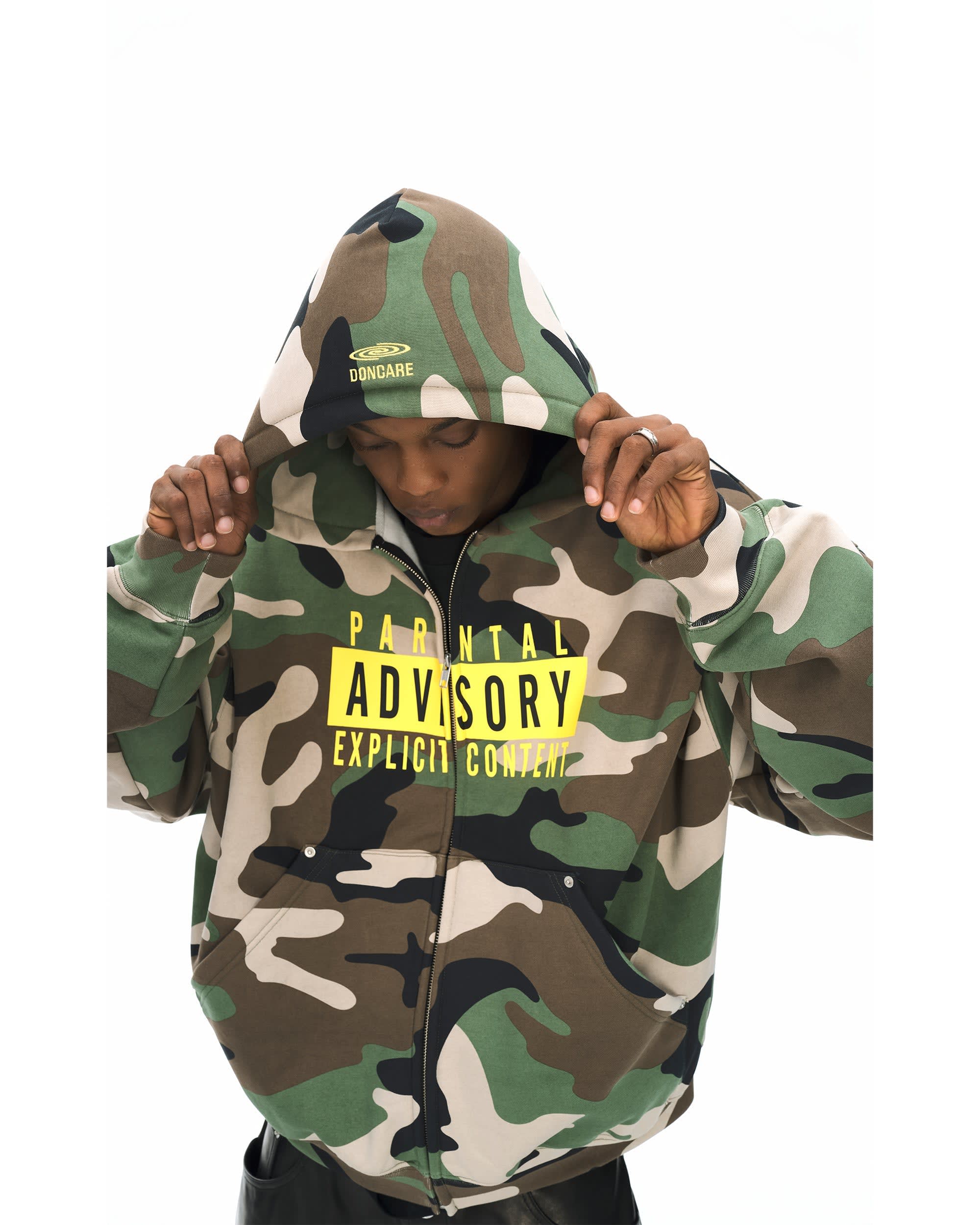 CAMO ZIP-UP HOODIE - Image 10